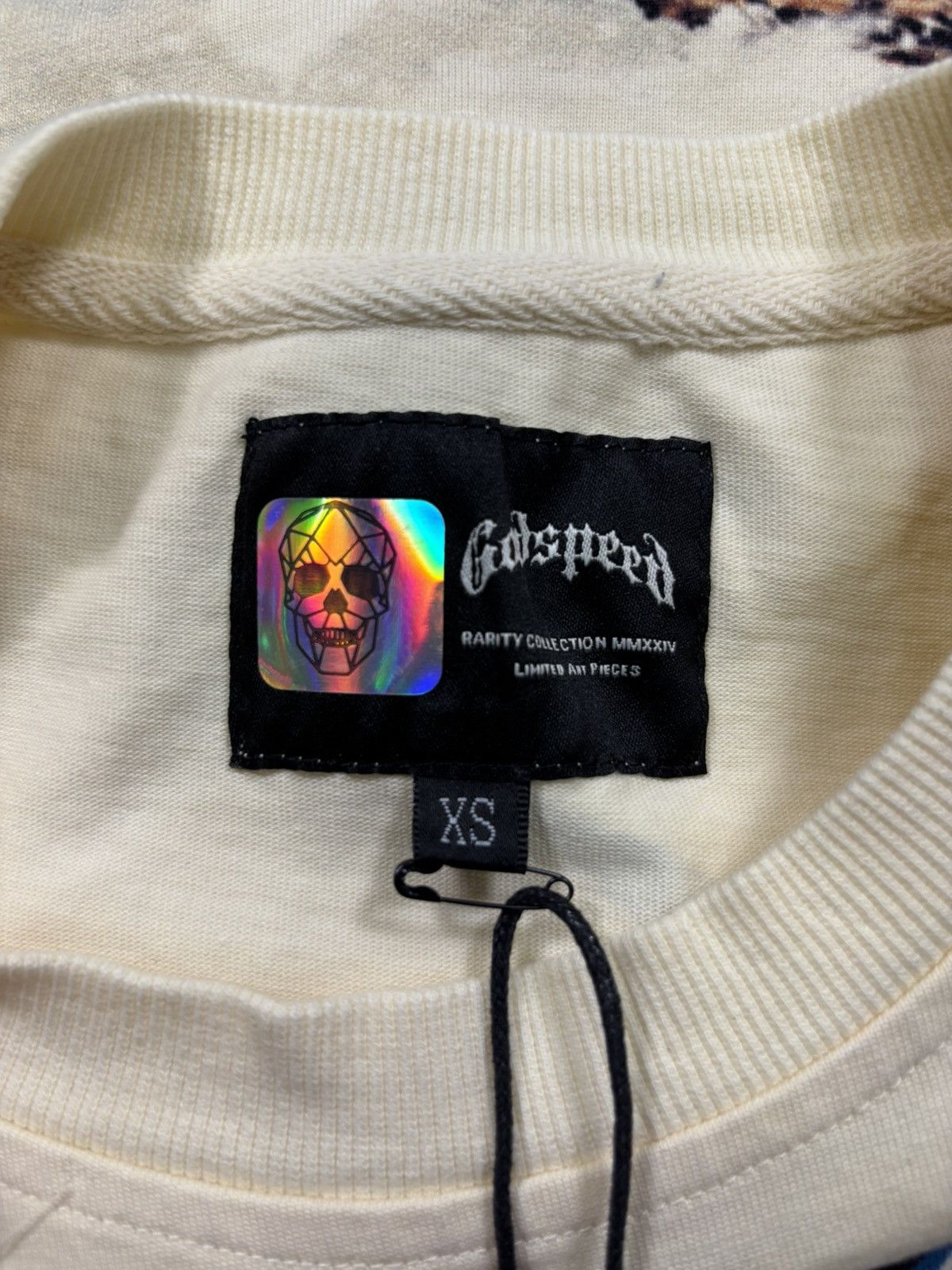 Godspeed Godspeed First Contact T-Shirt, Cream Size US XS / EU 42 / 0 - 10 Thumbnail