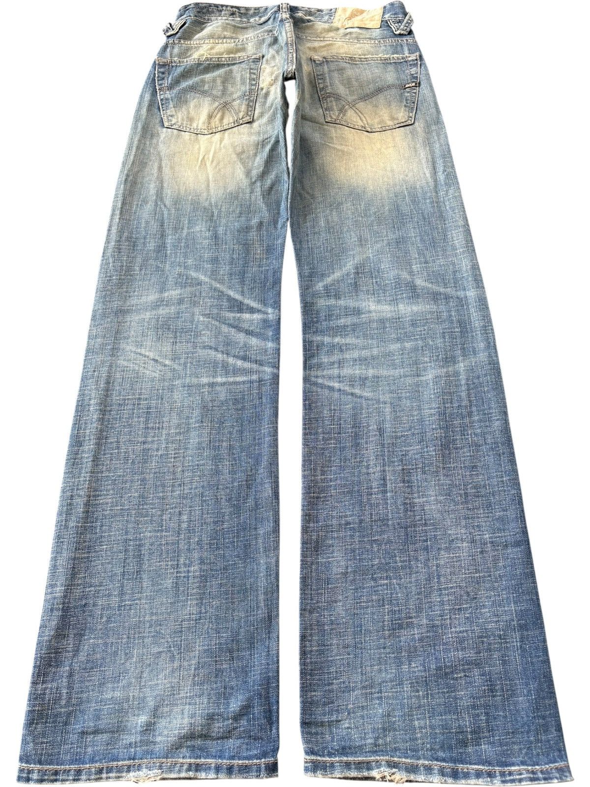 JNCO Vintage Japanese Brand Mud Wash Distress Baggy Jeans Size US 30 / EU 46 - 2 Thumbnail