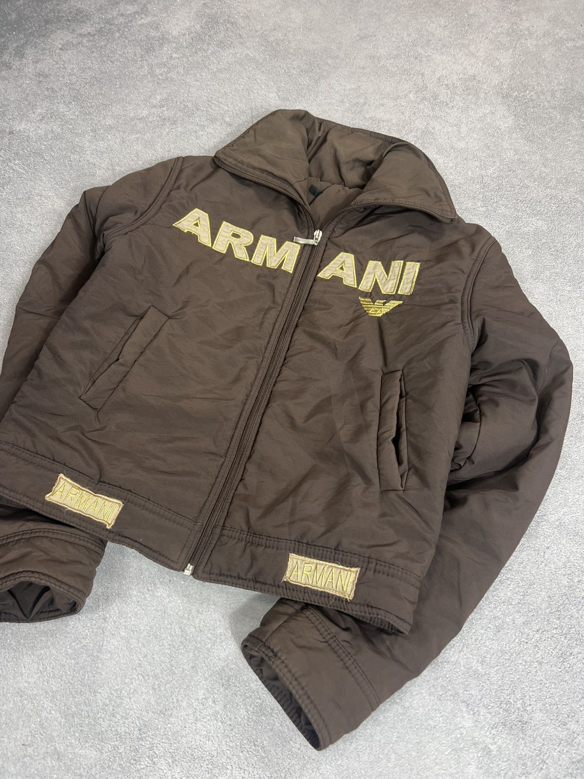 Armani Vintage Streetwear Armani Big Logo Hype Ifsixwasnine Style Size US S / EU 44-46 / 1 - 2 Thumbnail