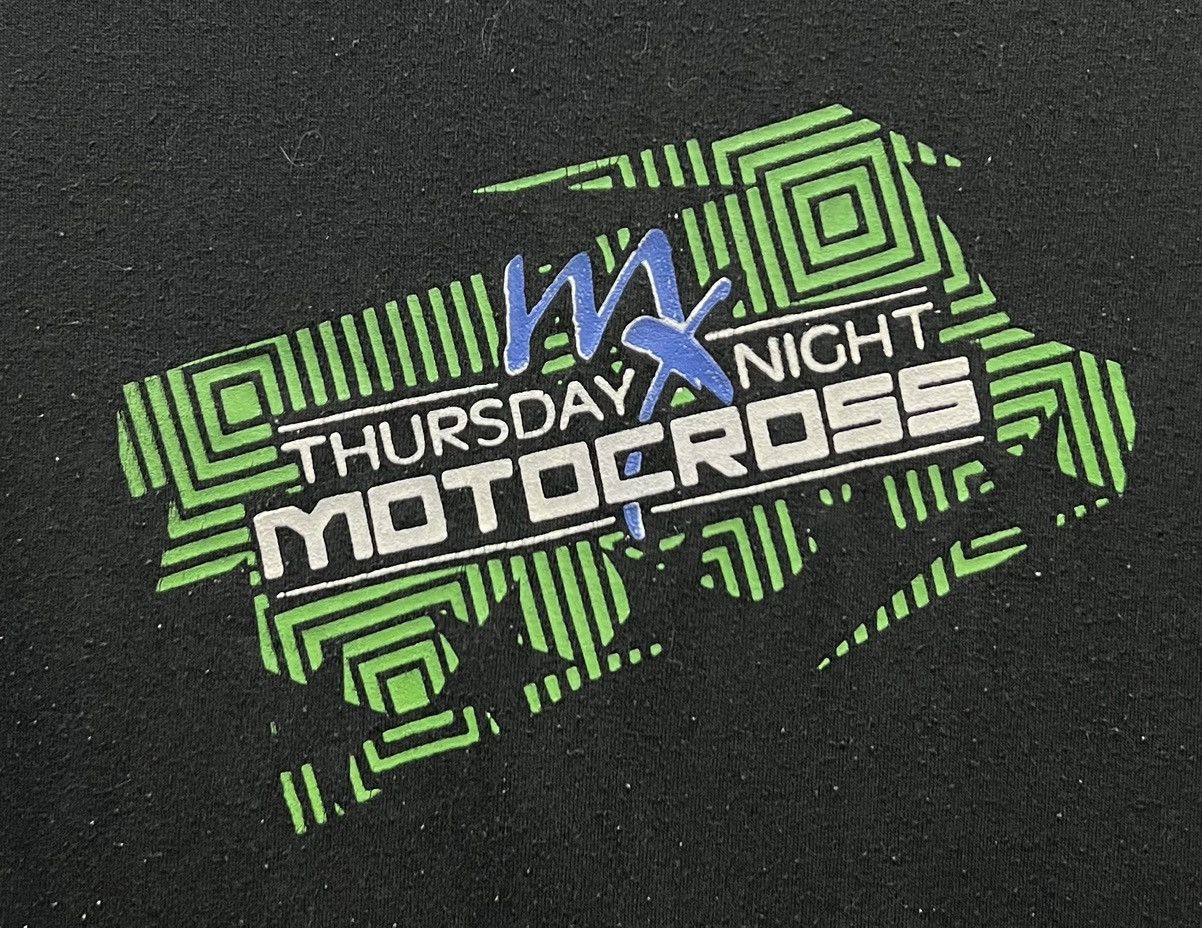 Vintage VINTAGE THURSDAY MX NIGHT MOTOCROSS SHIRT Size US XL / EU 56 / 4 - 3 Thumbnail