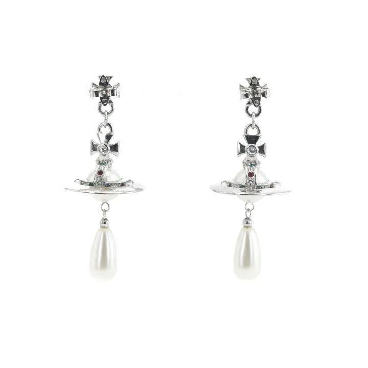 Vivienne Westwood Vivienne Westwood Pearl Drop Earrings for Women -2507 Size ONE SIZE - 2 Thumbnail