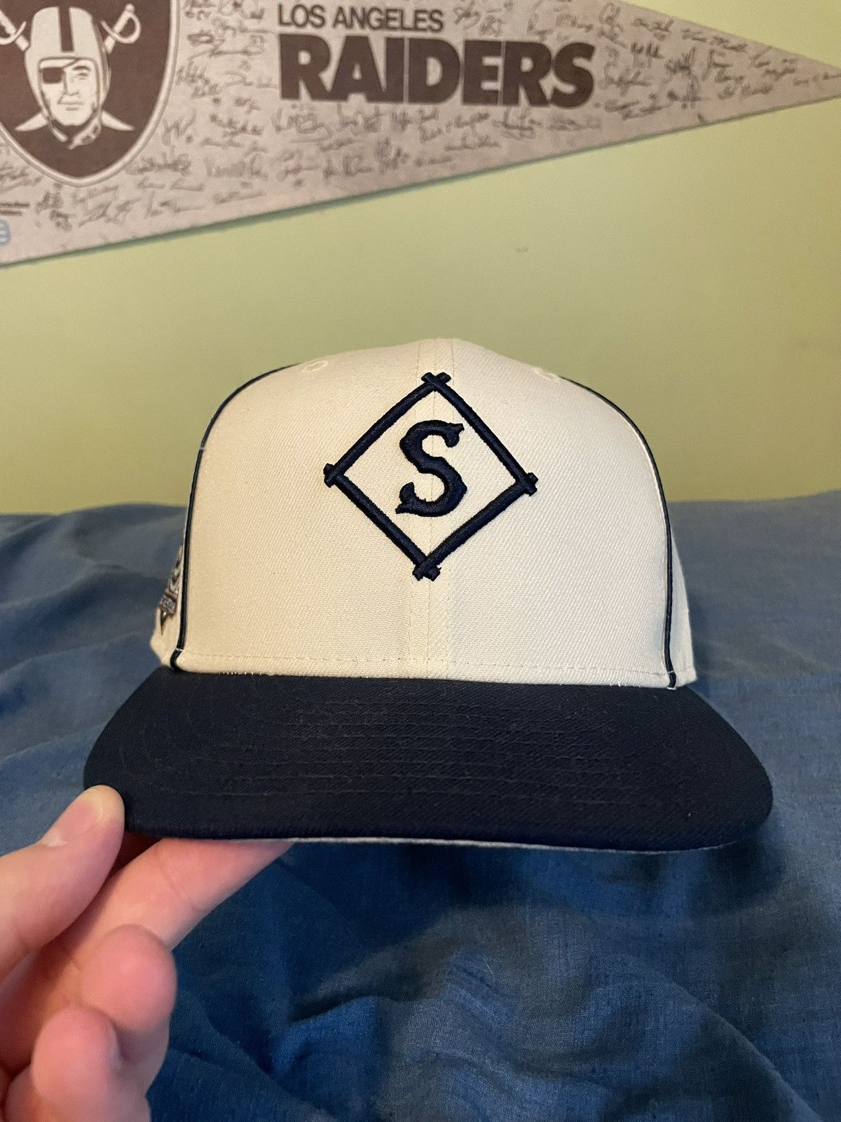 MLB × New Era Seattle steelhead negro leagues hat size 7 1/4 Size ONE SIZE - 1 Thumbnail