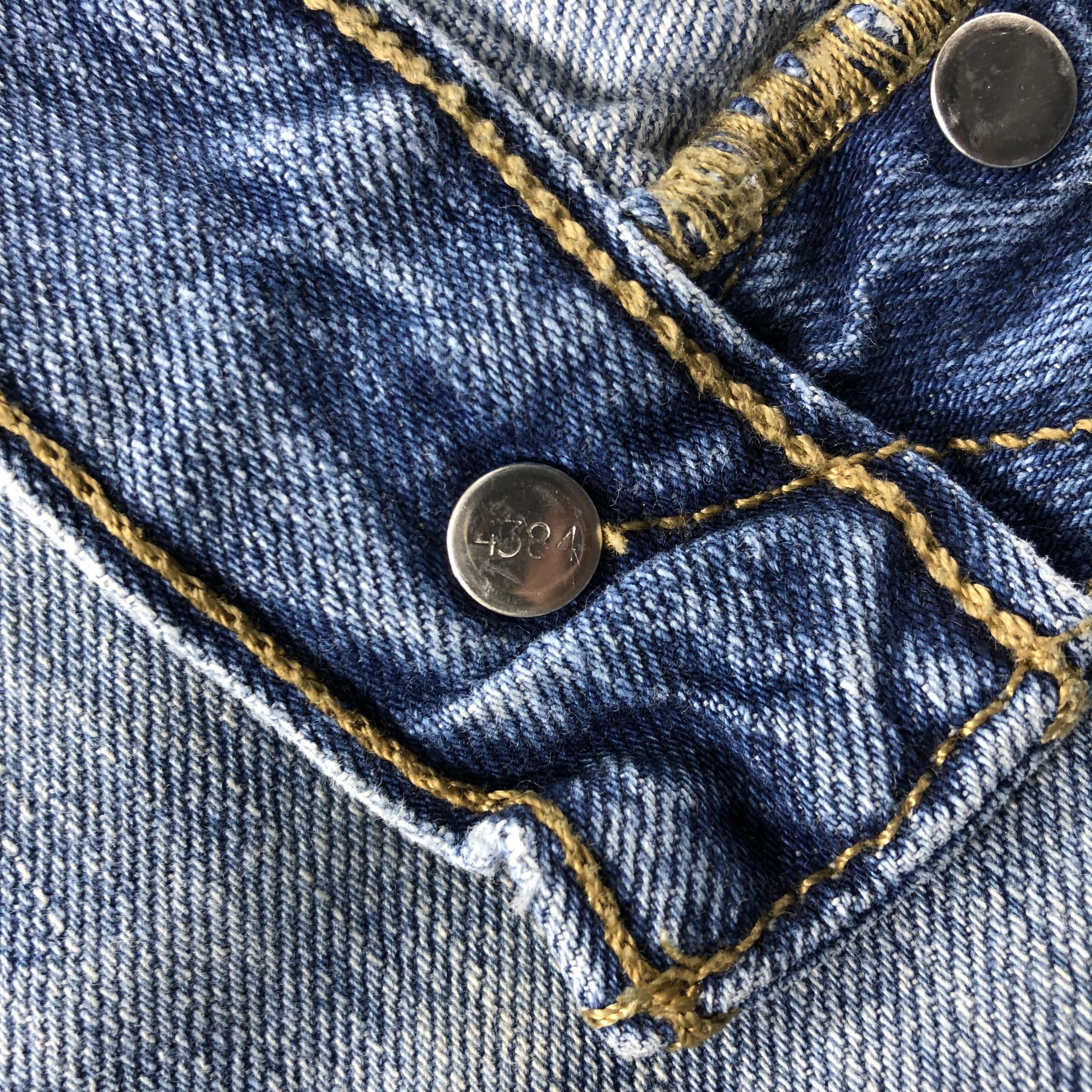 Levi's Vintage Blue Wash Levis 501 Jeans-J2538 Size US 37 - 12 Thumbnail