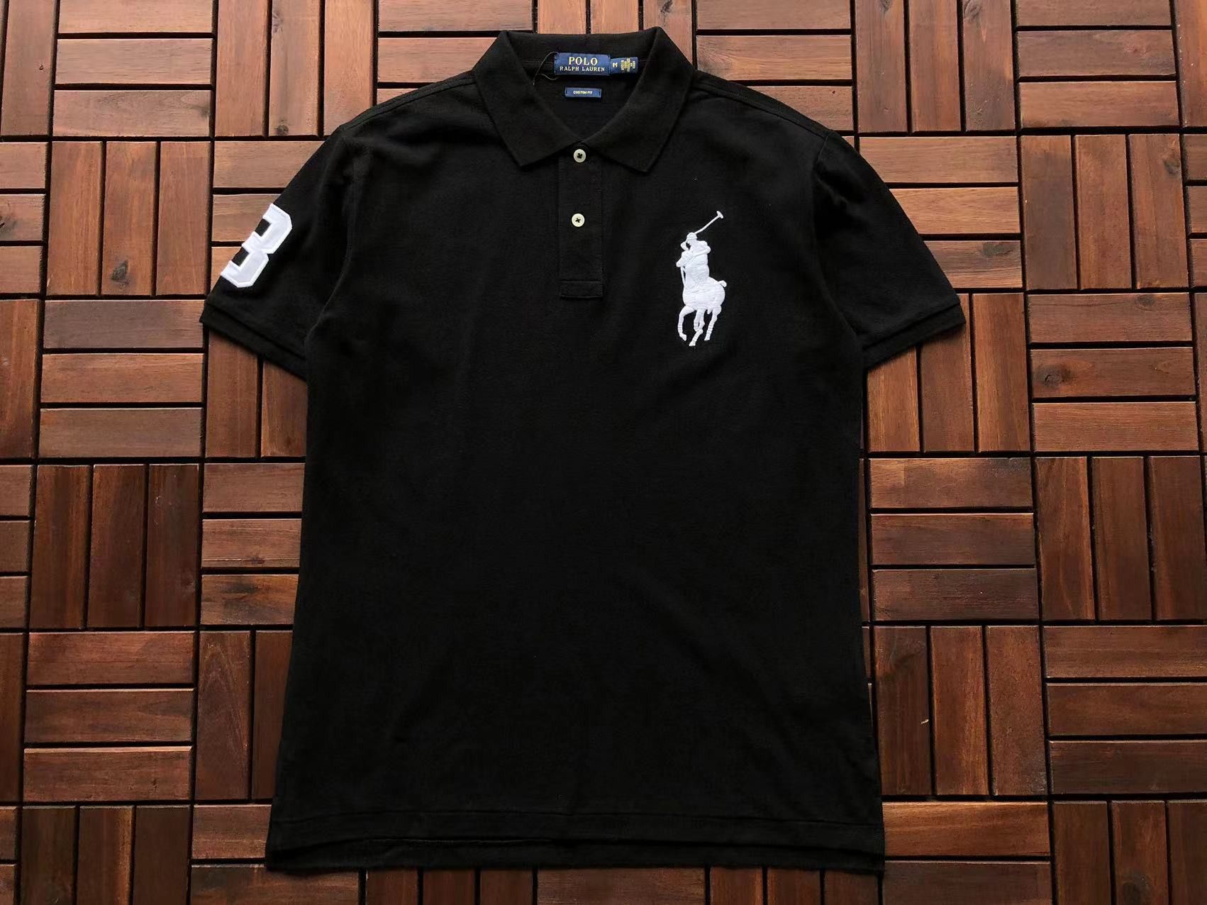 Polo Ralph Lauren RALPH LAUREN BLACK POLO Size US S / EU 44-46 / 1 - 1 Thumbnail