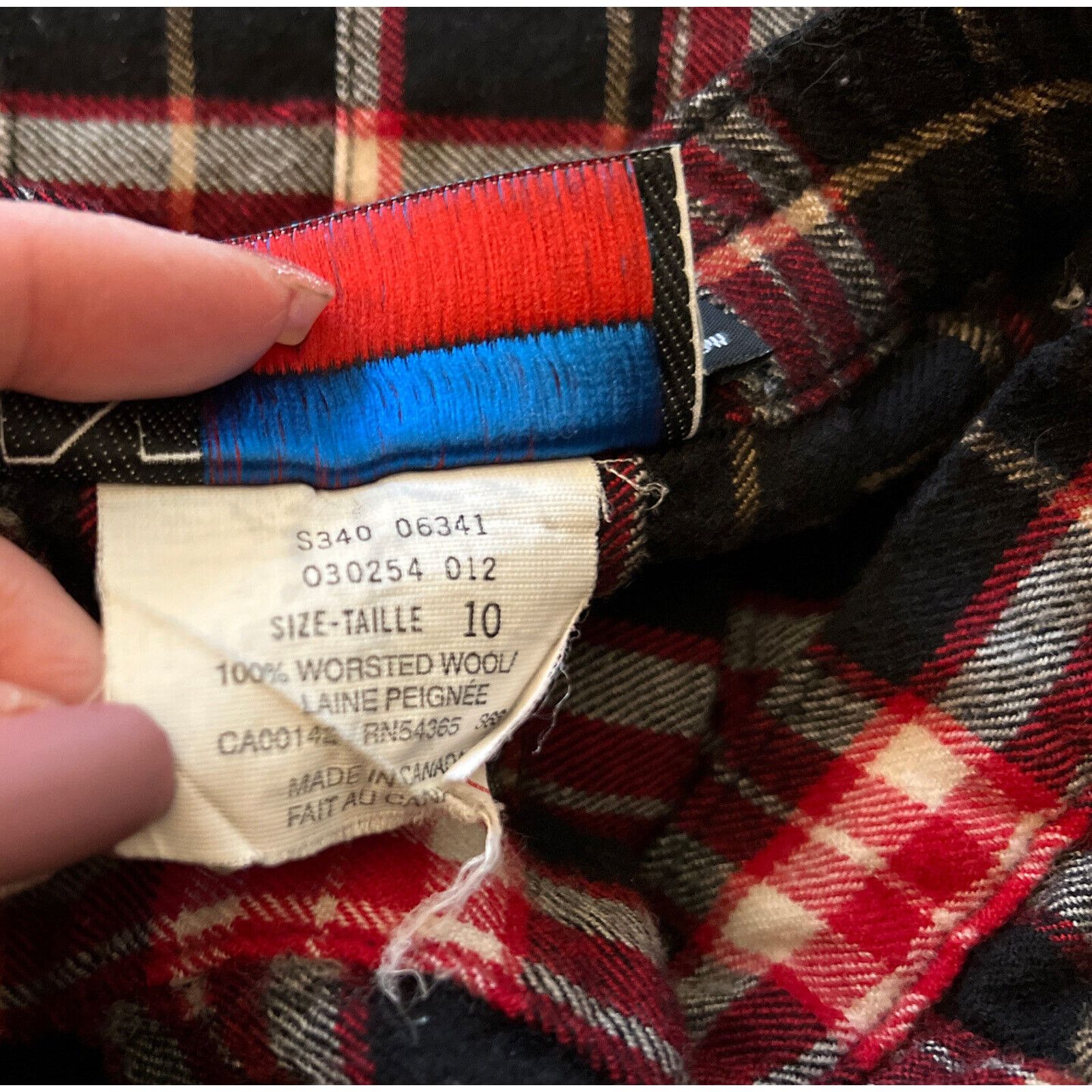Other Vintage NY Collection Women's Plaid Skirt Black Size PM EUC Size 30" / US 8 / IT 44 - 6 Thumbnail