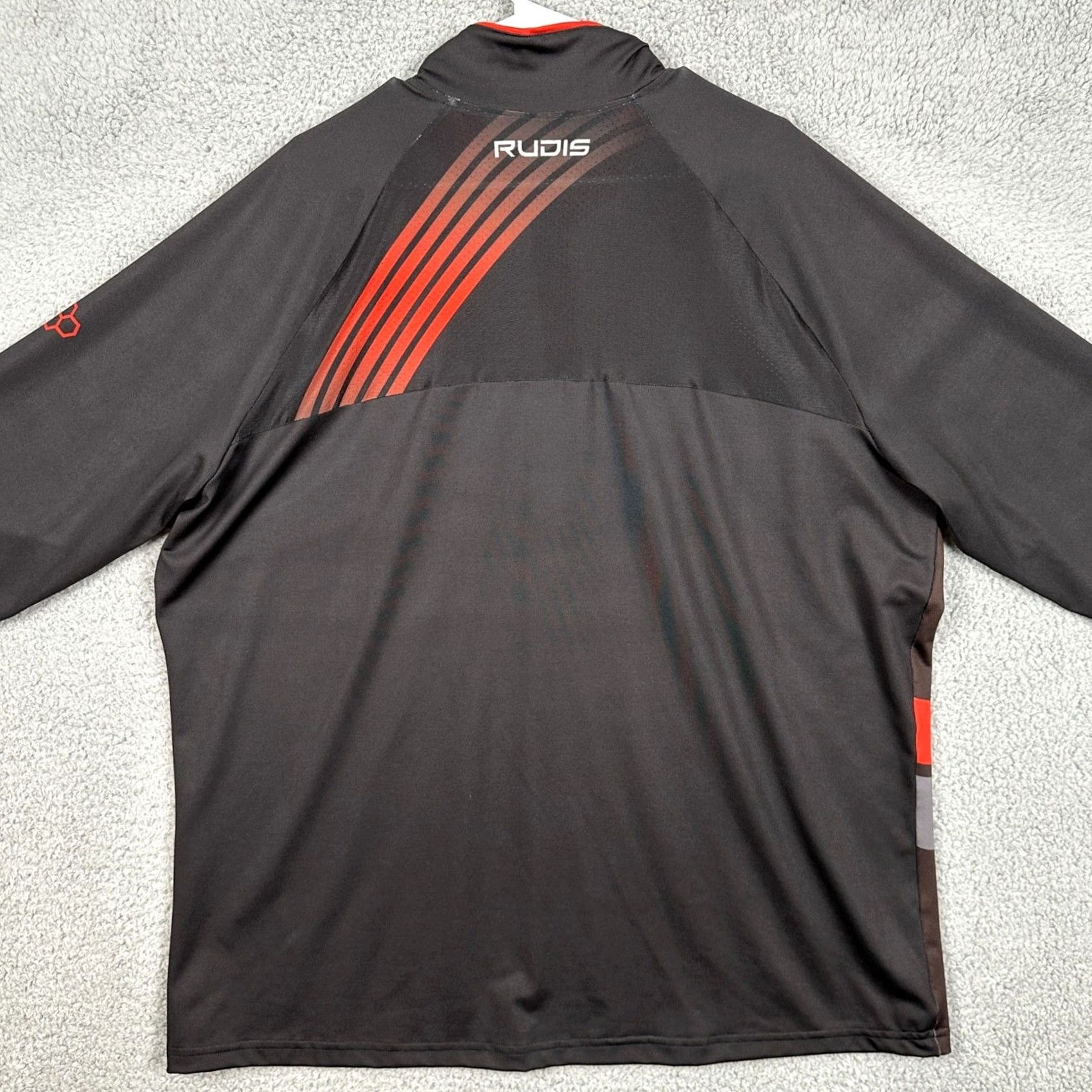 Vintage Rudis Shirt Wrestling Men 2XL Black Pullover Quarter Zip Lightweight Performance Shirt Size US XXL / EU 58 / 5 - 3 Thumbnail