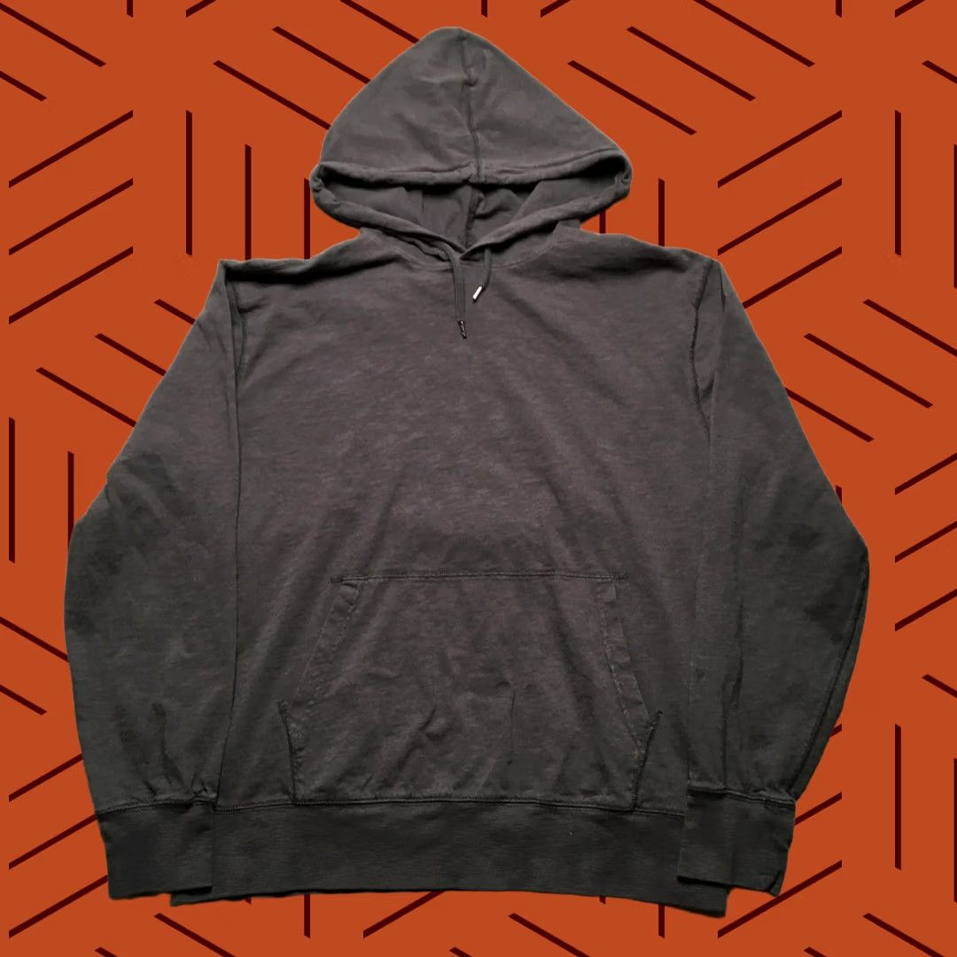 J.Crew J.Crew Hoodie Mens Large Gray Garment-Dyed Slub Cotton Pullover Jersey Size US L / EU 52-54 / 3 - 1 Thumbnail