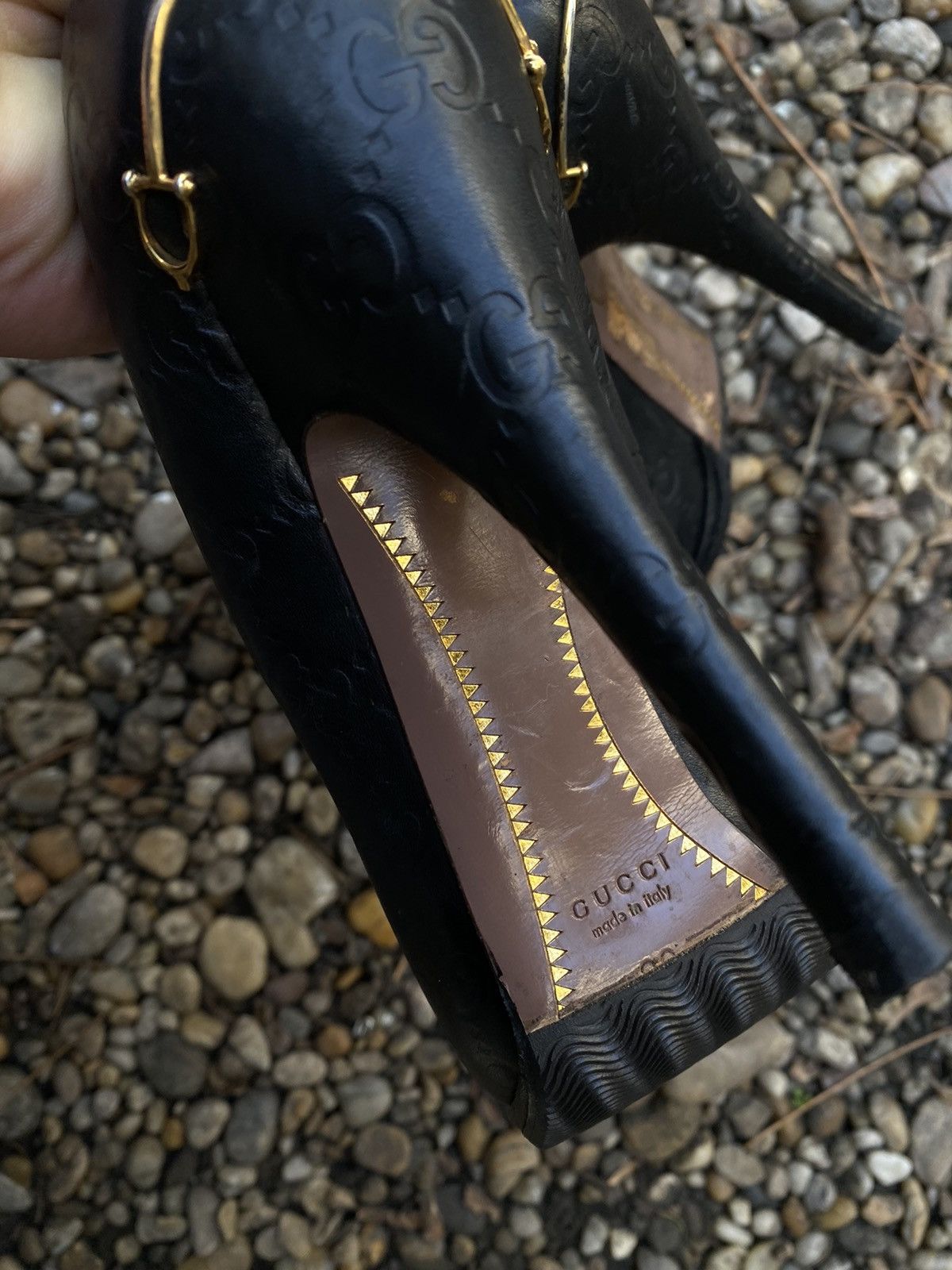 Gucci × Tom Ford × Vintage Gucci by Tom Ford Monogram Heels Size US 8 / IT 38 - 6 Thumbnail