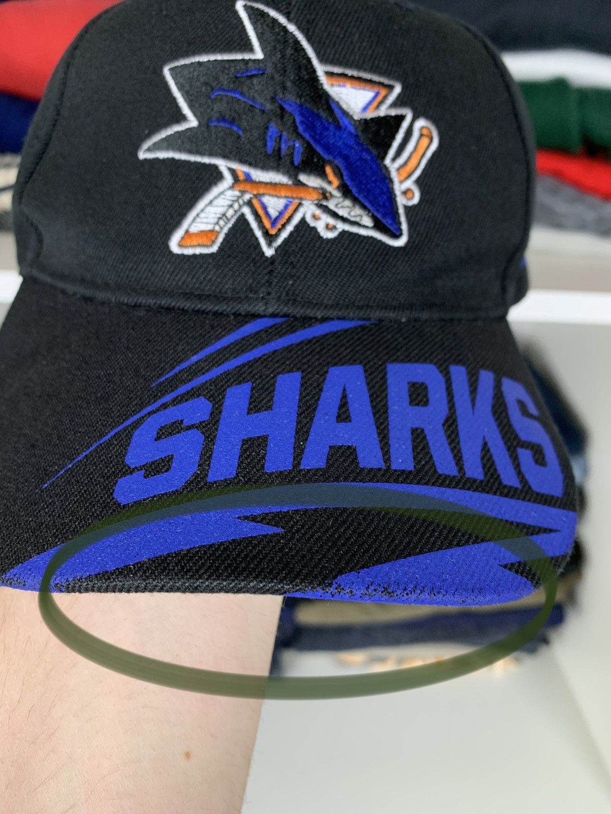 NHL × New Era New Era Sharks San Jose NHL Cap Hat Size ONE SIZE - 6 Thumbnail