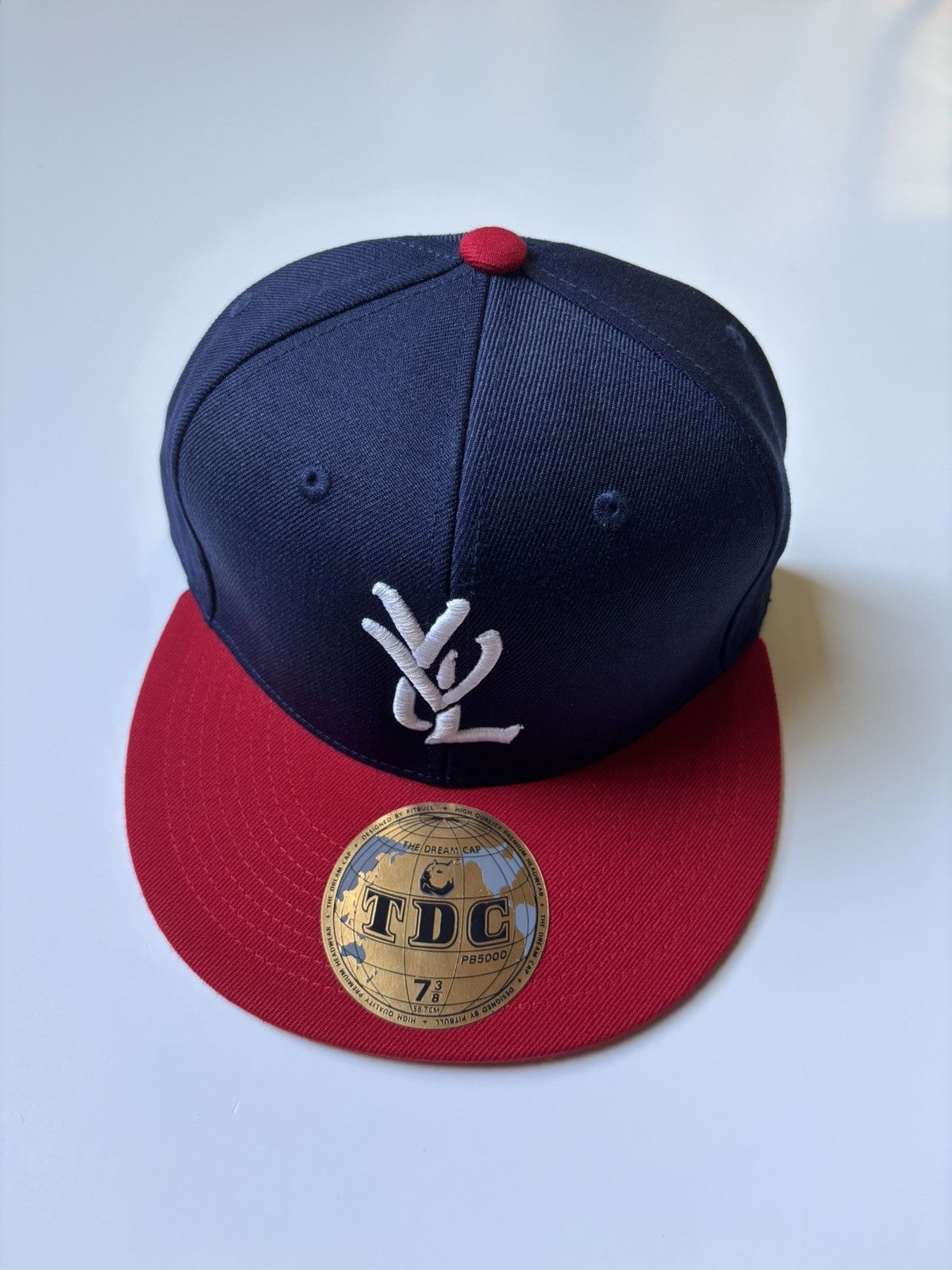 Playboi Carti Playboi Carti YVL Fitted Hat 7 3/8 Red/White | Grailed