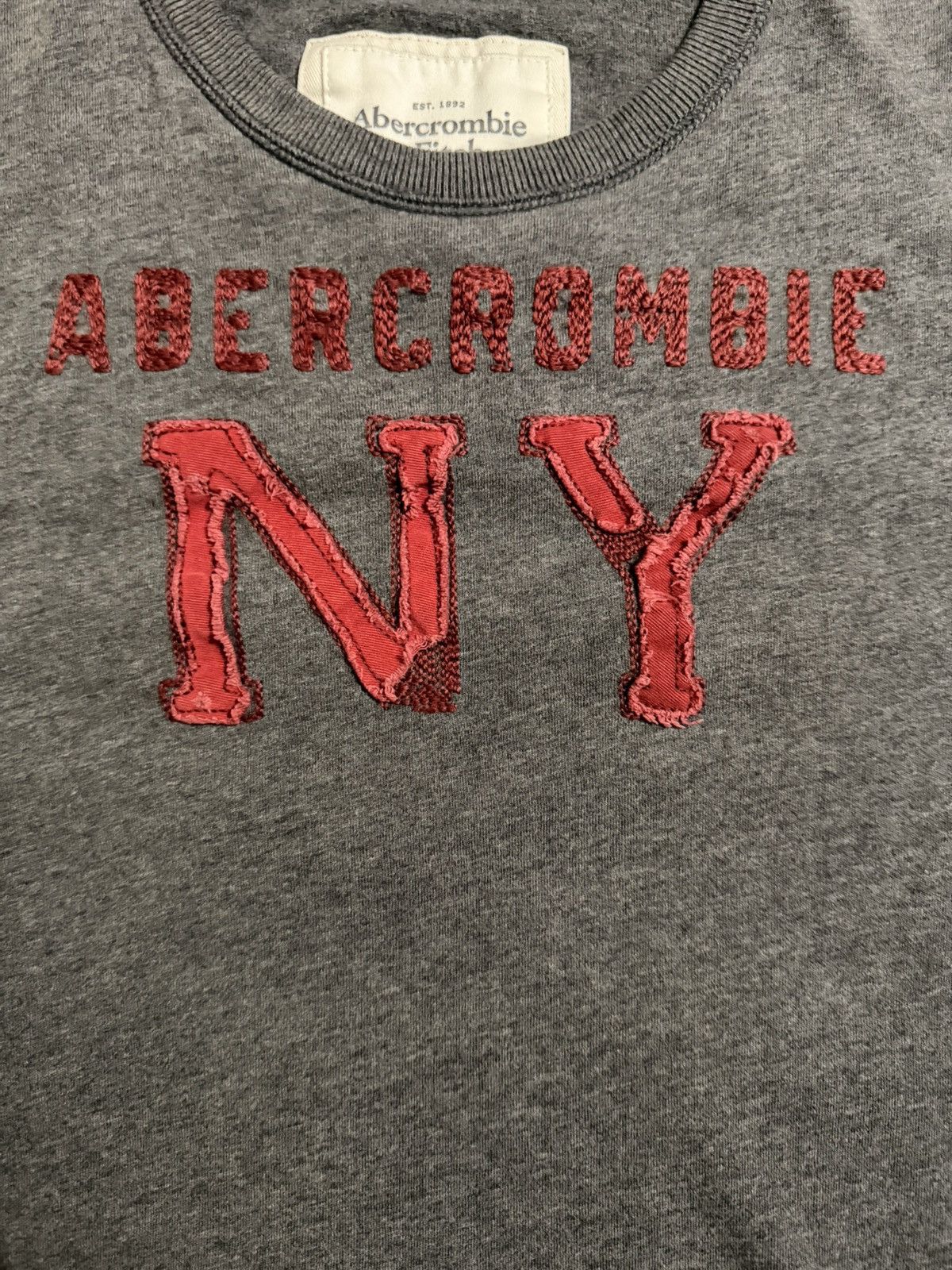 Abercrombie & Fitch XL 2010s Abercrombie & Fitch NY Short Sleeve Muscle Tee Size US XL / EU 56 / 4 - 2 Thumbnail