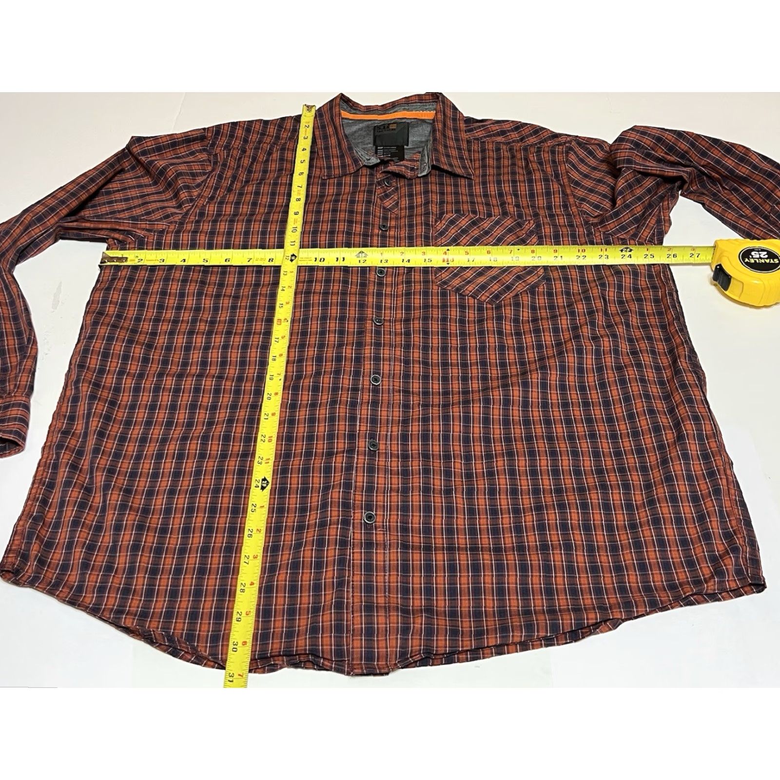 Vintage 511 Tactical Plaid Shirt Covert Flex Long Sleeve Snap Mens XL Red Size US XL / EU 56 / 4 - 4 Thumbnail