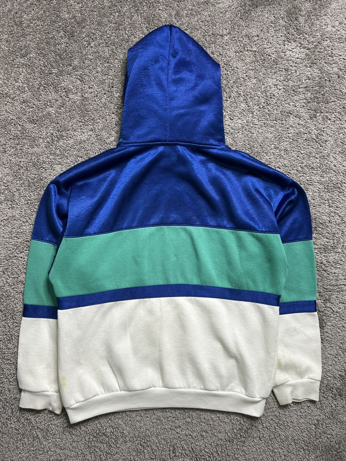 Adidas Vintage 60s/70s Adidas Tri Tone Hoodie Size US M / EU 48-50 / 2 - 7 Thumbnail
