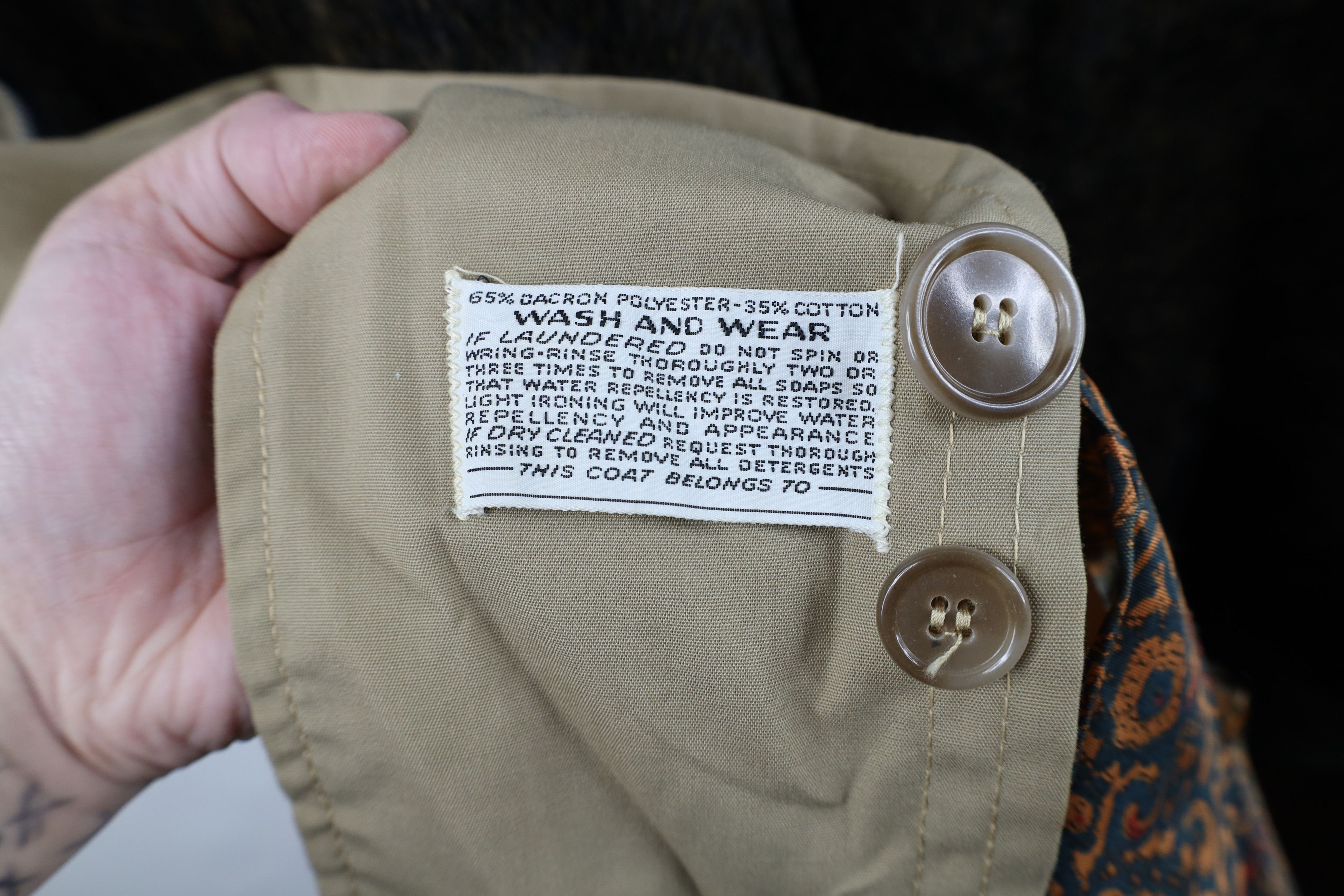 Vintage Vintage 50s 60s Streetwear Lined Trench Coat Rain Jacket USA Size S / US 4 / IT 40 - 11 Thumbnail