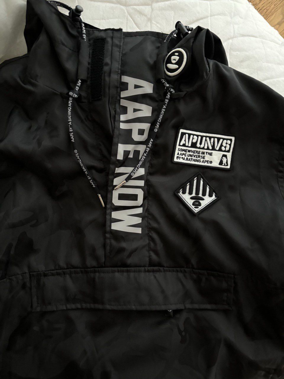 Aape × Bape Bape camo black anorak Size US M / EU 48-50 / 2 - 4 Thumbnail