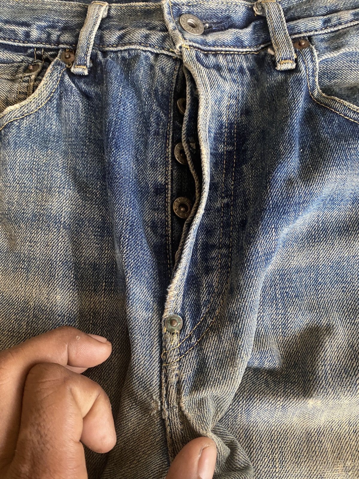 Levi's Vintage Clothing × Salvage × Vintage Vintage 702 big E selvedge denim Size US 30 / EU 46 - 18 Thumbnail