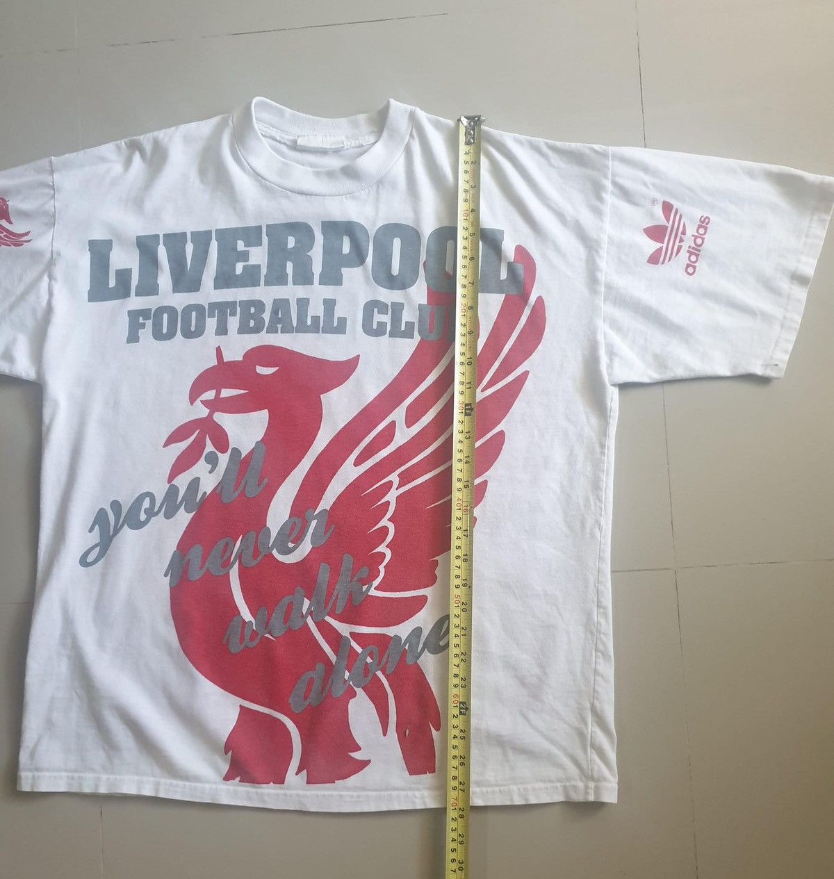 Adidas × Vintage Liverpool Adidas 90s T-shirt Size US XL / EU 56 / 4 - 10 Thumbnail