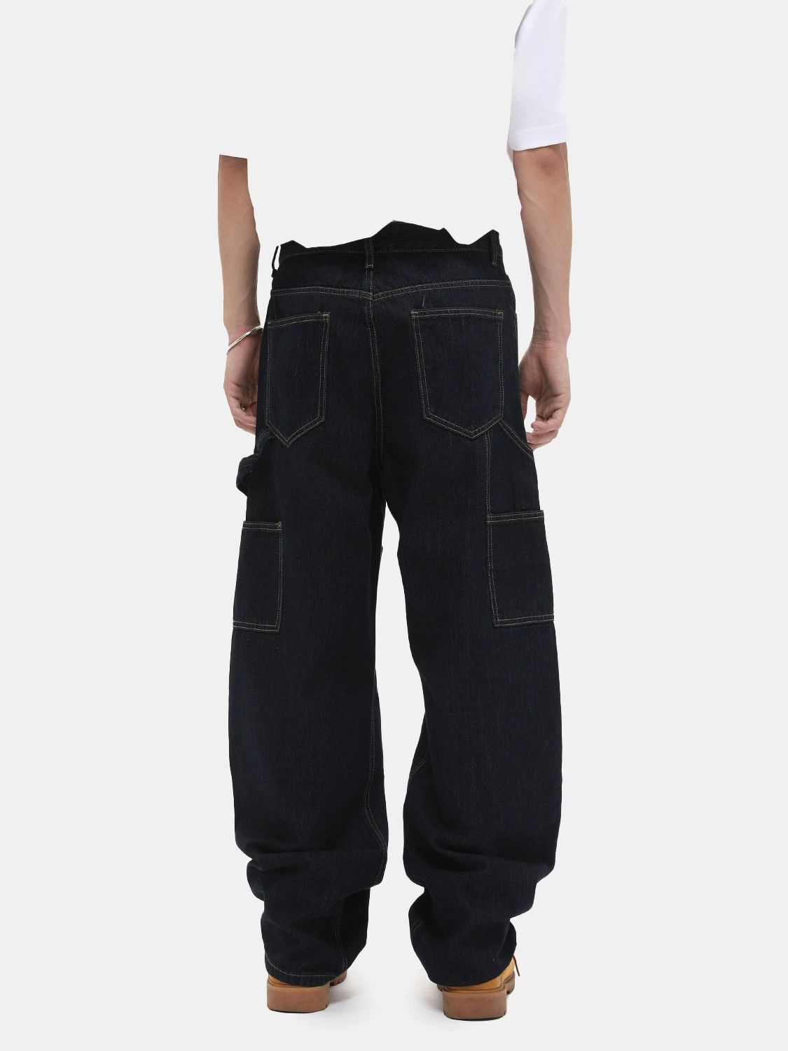 Jean High street cleanfit patchwork multi-pocket work jeans Size US 32 / EU 48 - 5 Thumbnail