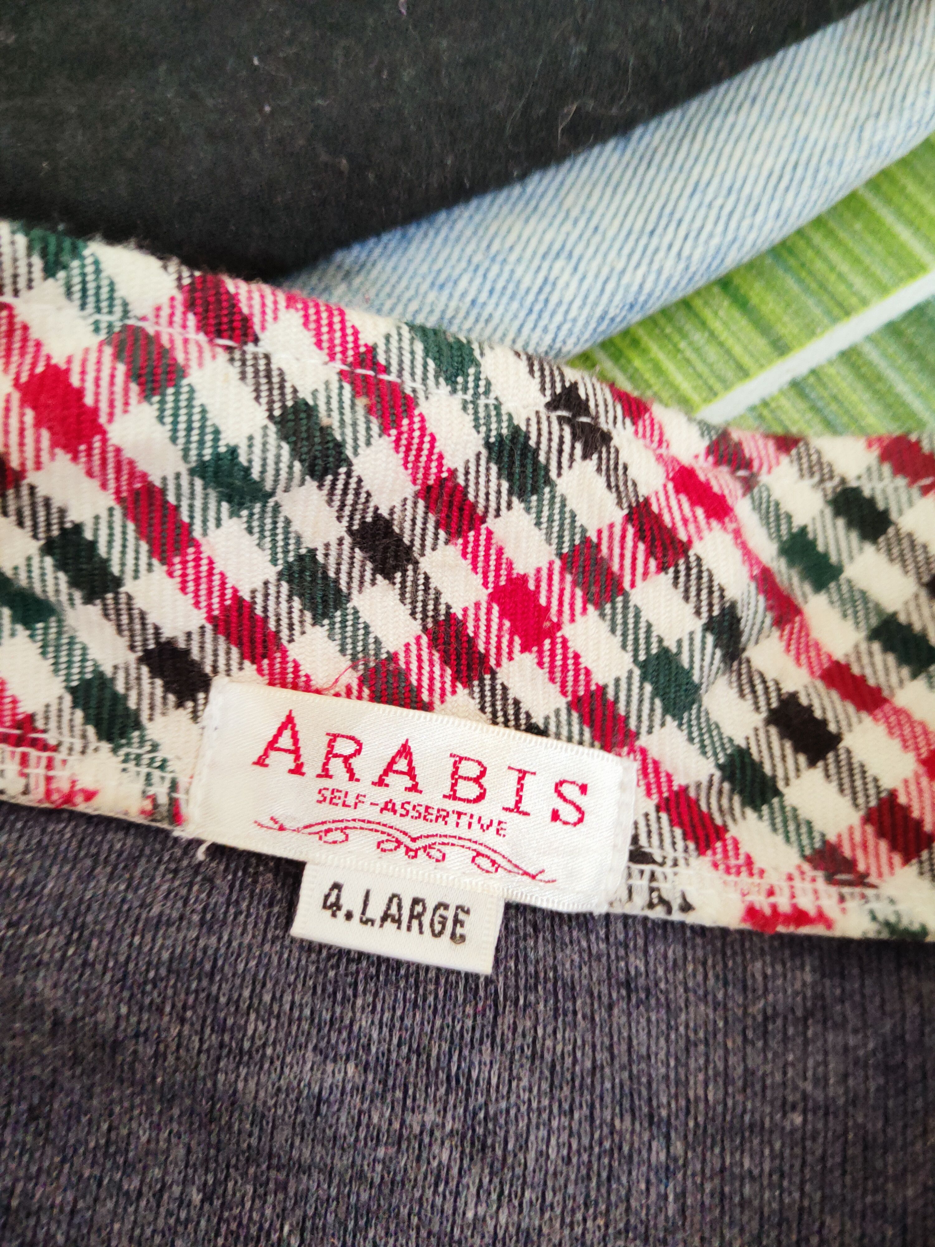 Japanese Brand × Vintage Very Rare Arabis Navy Racia Club Sweatshirts Size US L / EU 52-54 / 3 - 15 Thumbnail
