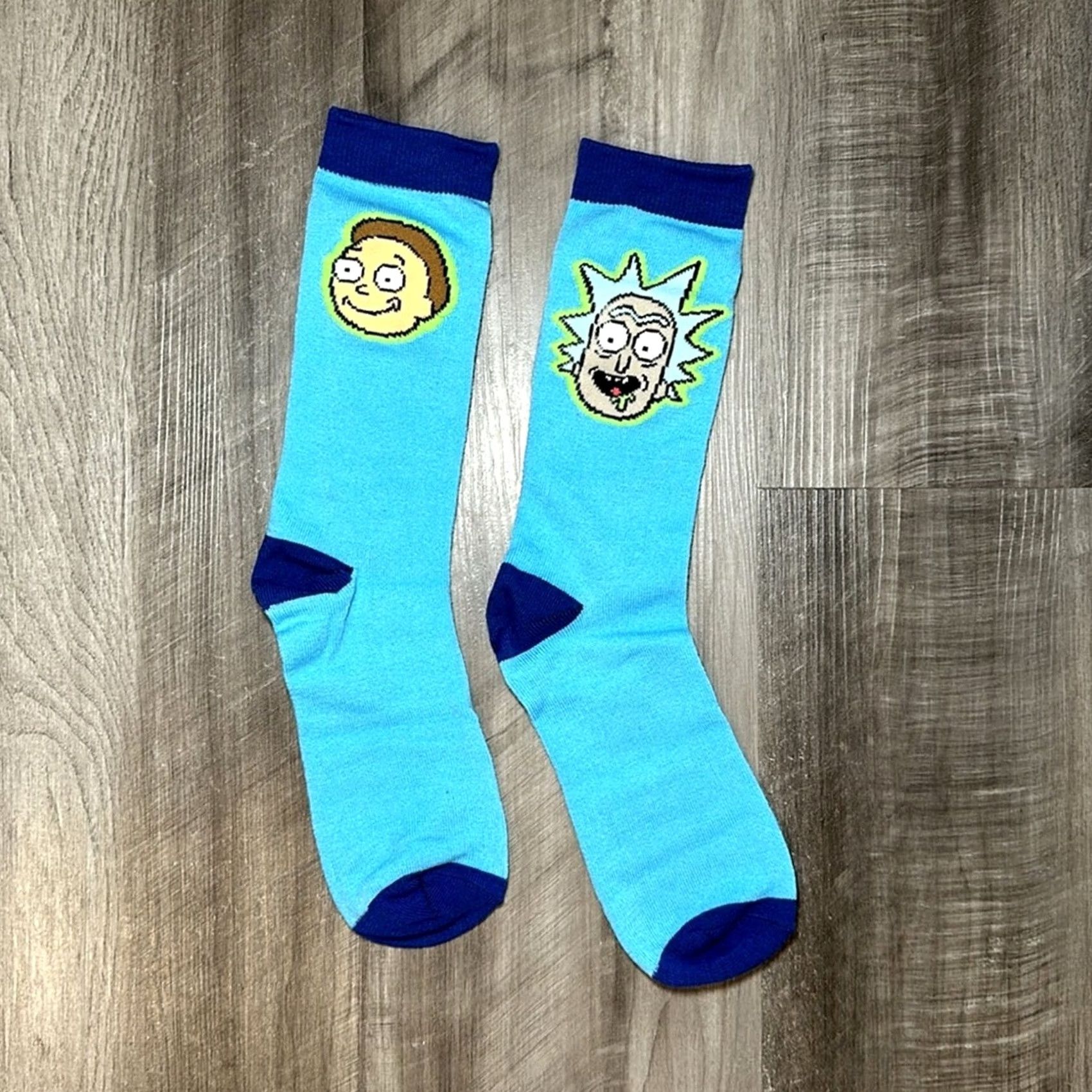 Vintage Rick & Morty Boxer Brief and Sock Combo Set - Medium Men Underwear Blue NWOT Boxer Briefs Socks Regular Size M Size 40R - 5 Thumbnail