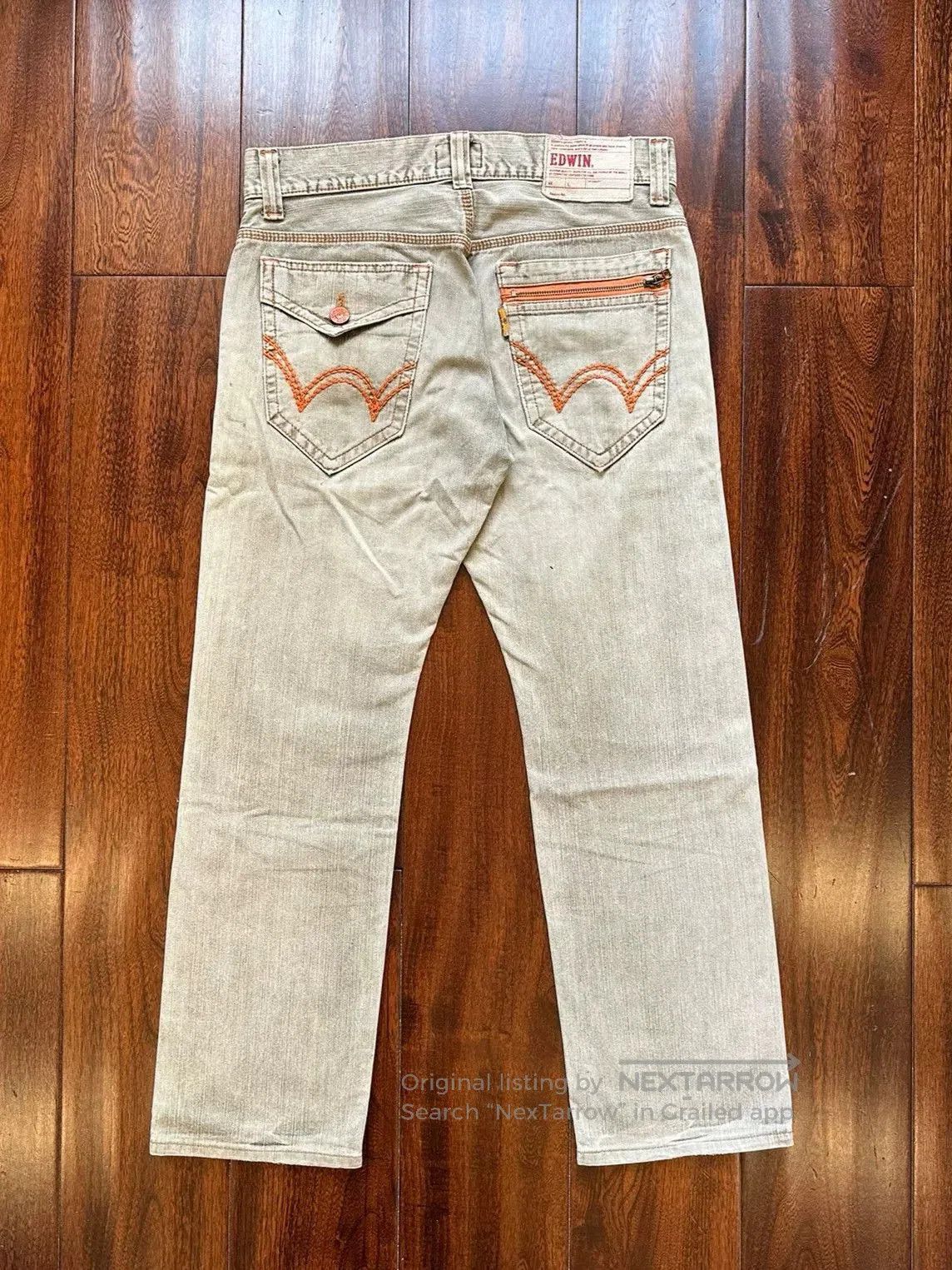 Vintage Vintage EDWIN Jeans. Size US 34 / EU 50 - 2 Thumbnail