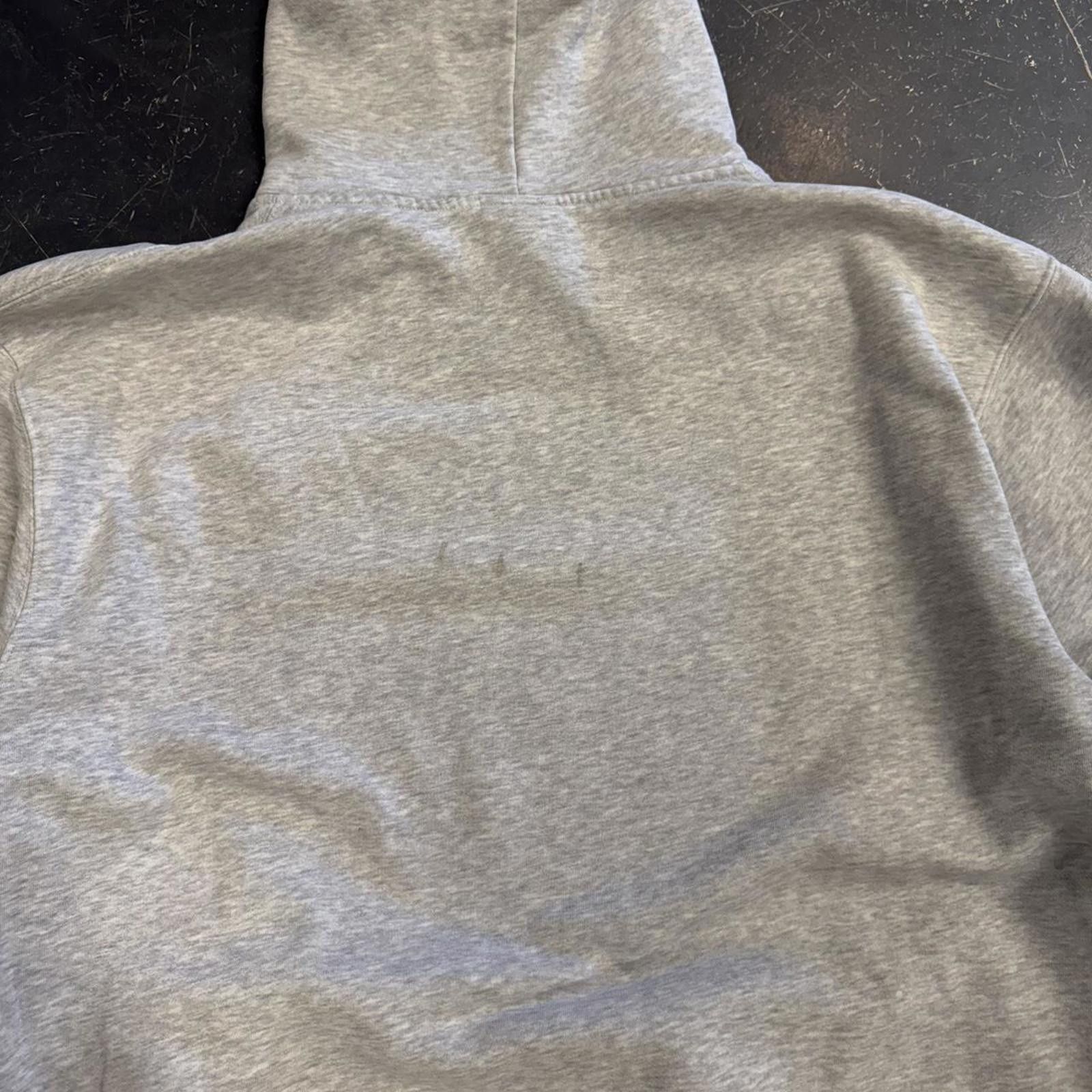 Adidas × Vintage Vintage Adidas Centre Logo Ash Grey Hoodie Size US L / EU 52-54 / 3 - 8 Thumbnail