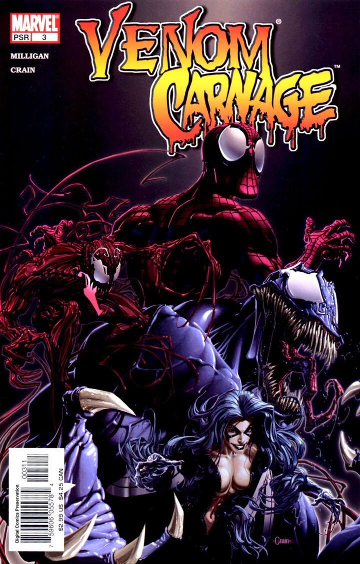 Mad Engine × Marvel Comics Marvel Venom vs Carnage issue #03 ( 2004 ) Size US L / EU 52-54 / 3 - 4 Thumbnail