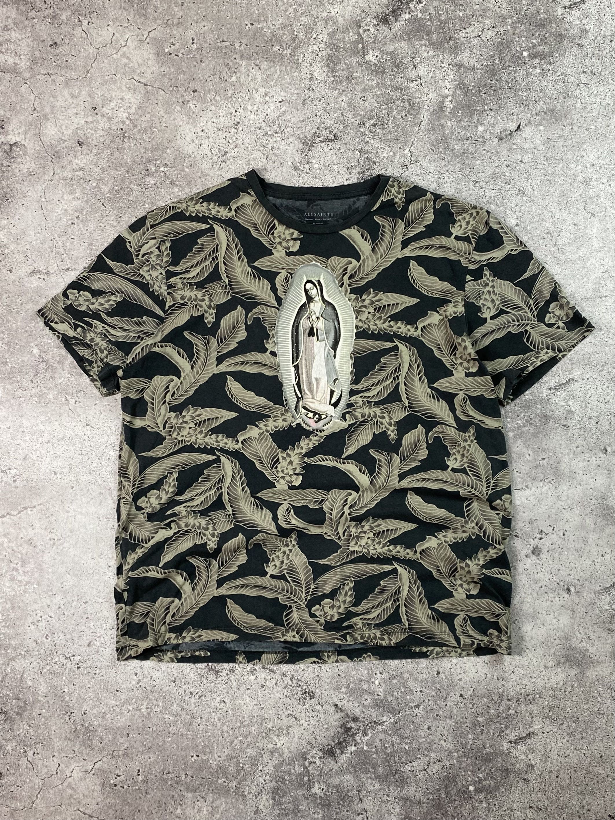 Allsaints Allsaints Rare Print Saint Maria Japan Style Y2K T-shirt Size US M / EU 48-50 / 2 - 1 Thumbnail