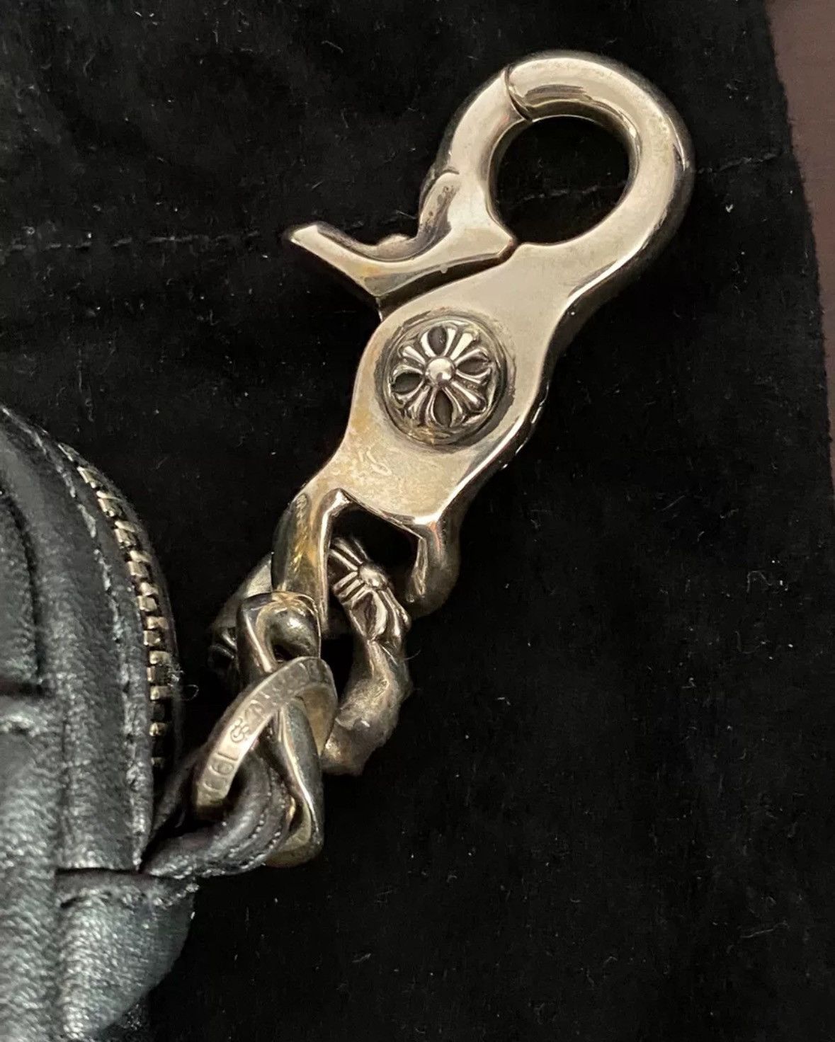 Chrome Hearts Lobster clasp plus cross AirPod case bag Size ONE SIZE - 3 Thumbnail
