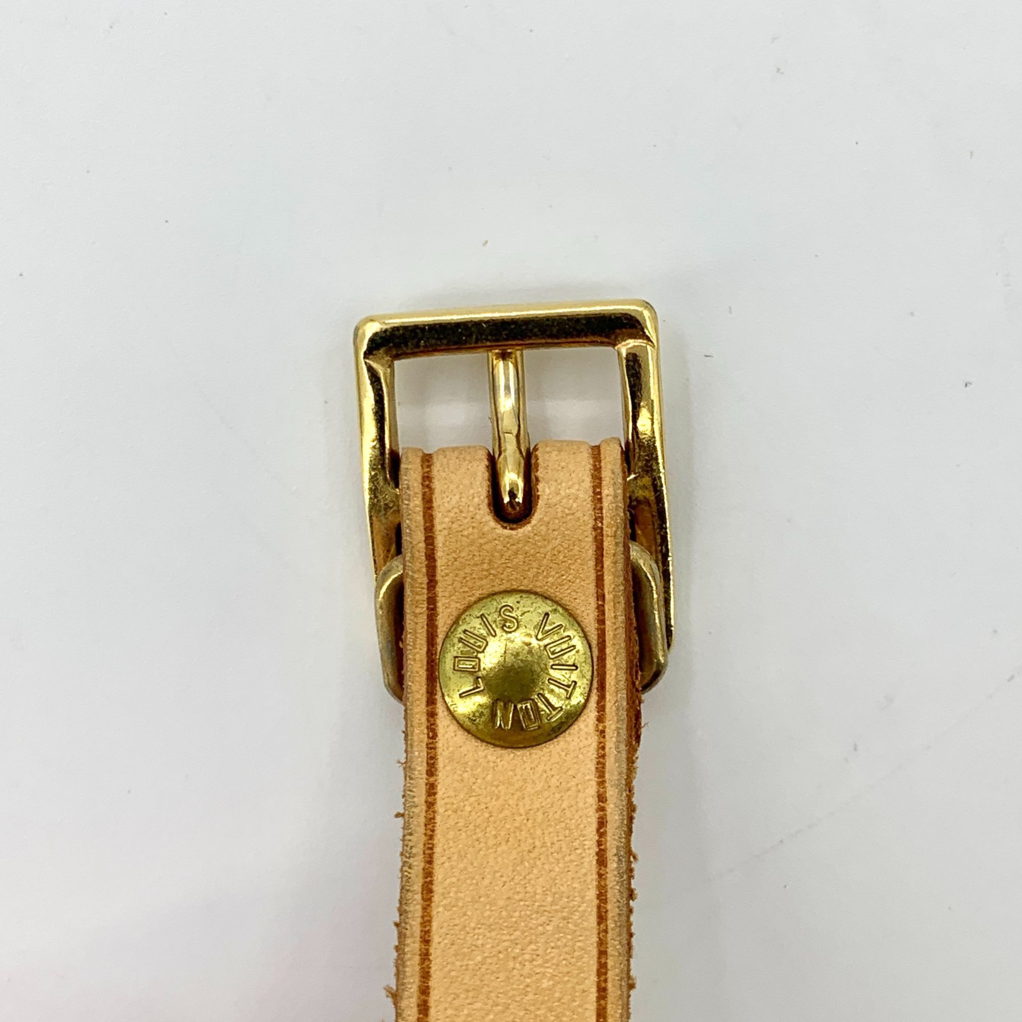 Louis Vuitton Louis Vuitton Leather Luggage Tag With Adjustable Strap Size ONE SIZE - 5 Thumbnail