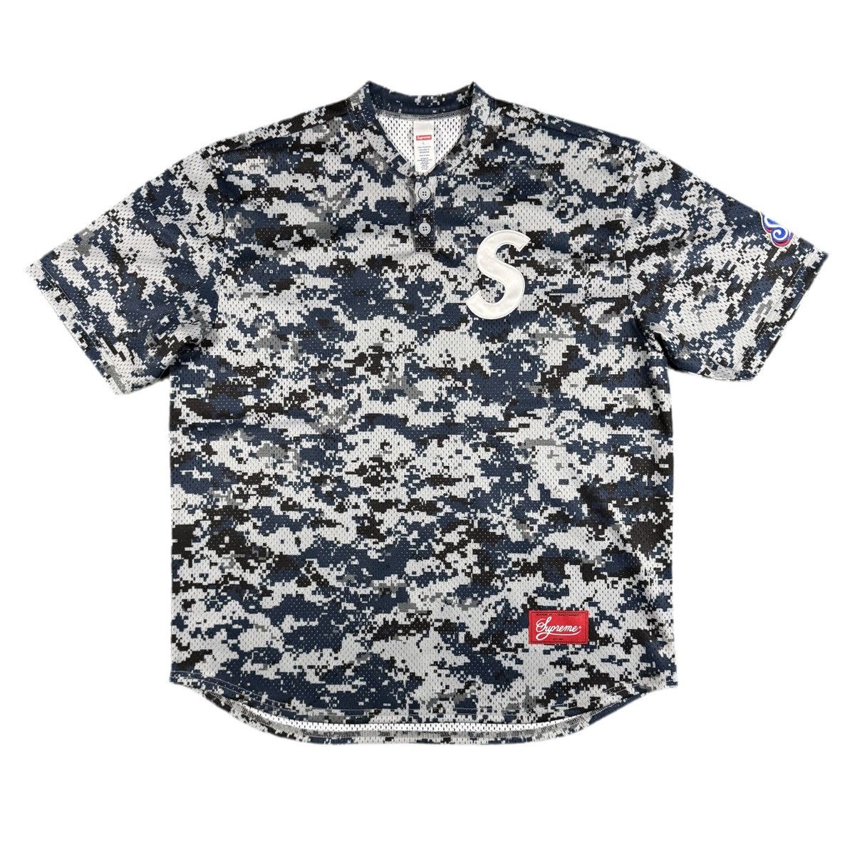 Supreme Supreme S Logo Baseball Henley Size US L / EU 52-54 / 3 - 1 Thumbnail