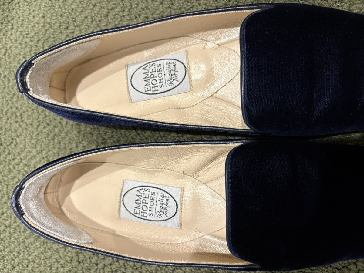 Other Emma Hope’s Albert Blue Velvet New Slip Ons Size 36 Size US 6 / IT 36 - 4 Thumbnail