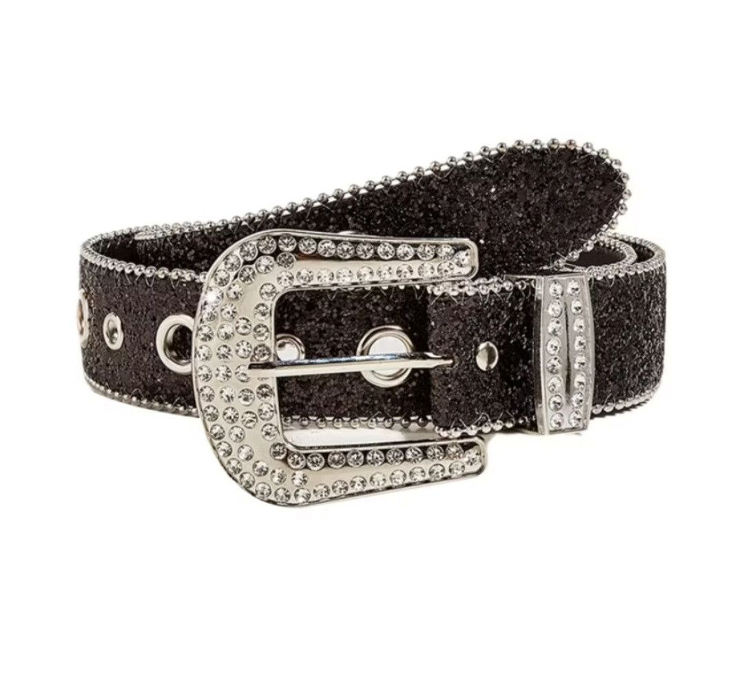 Japanese Brand Western style black colour harajuku belt Size ONE SIZE - 1 Thumbnail