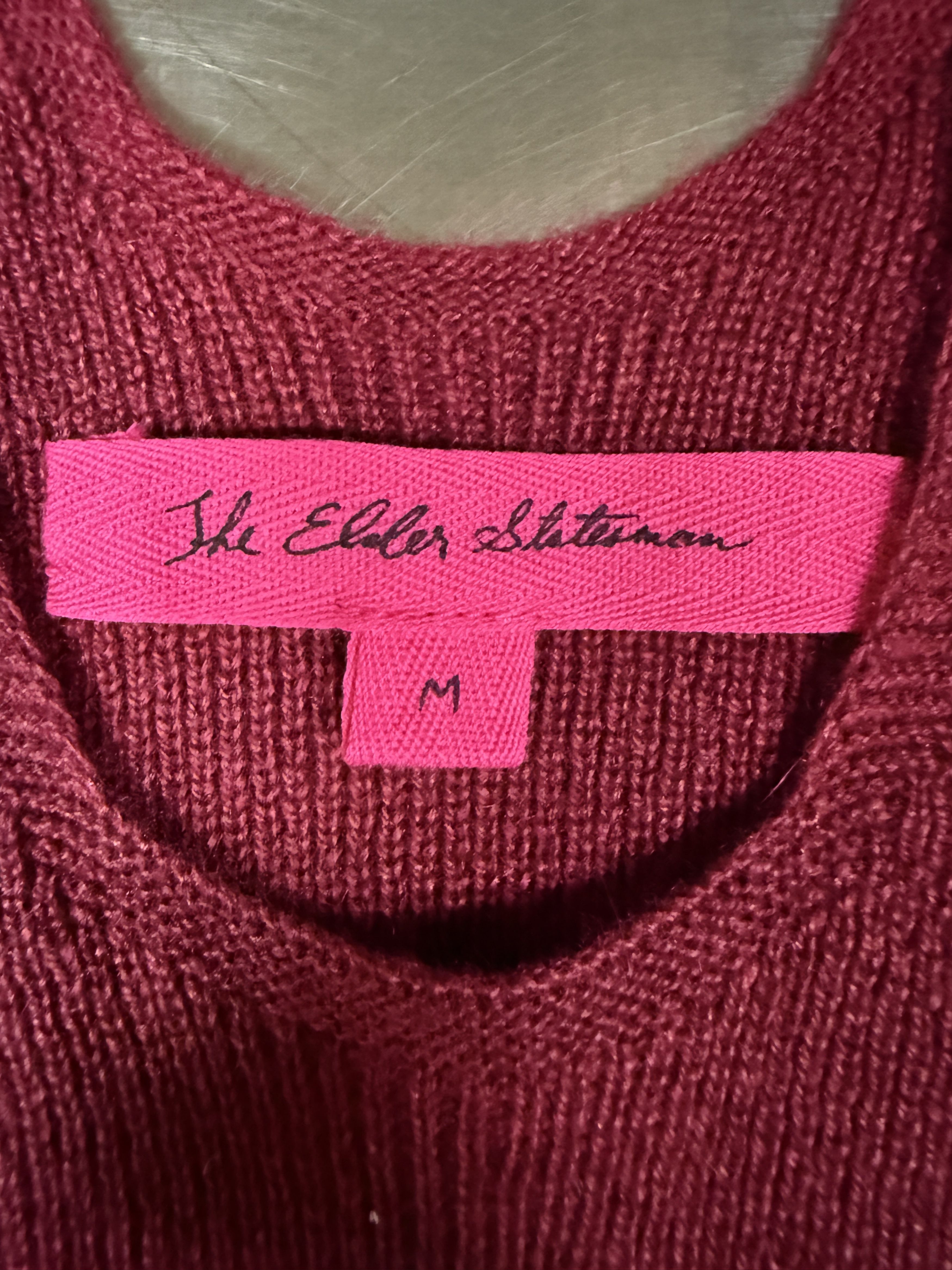The Elder Statesman $395 The Elder Statesman Delicash Merlot Tank Top Size M / US 6-8 / IT 42-44 - 6 Thumbnail