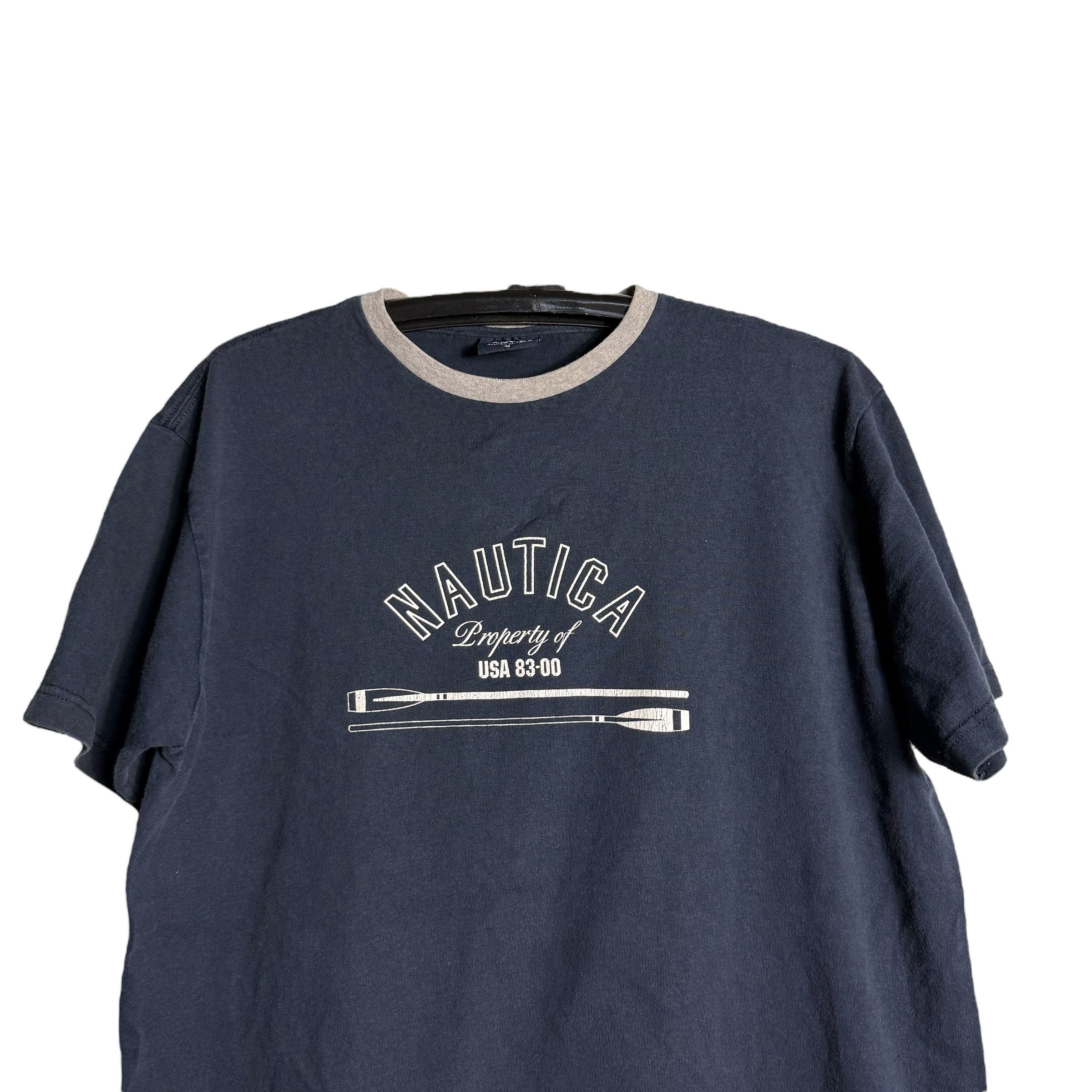 Nautica 🔥RARE🔥Vintage Nautica Spell Out T-shirt Size US M / EU 48-50 / 2 - 2 Thumbnail