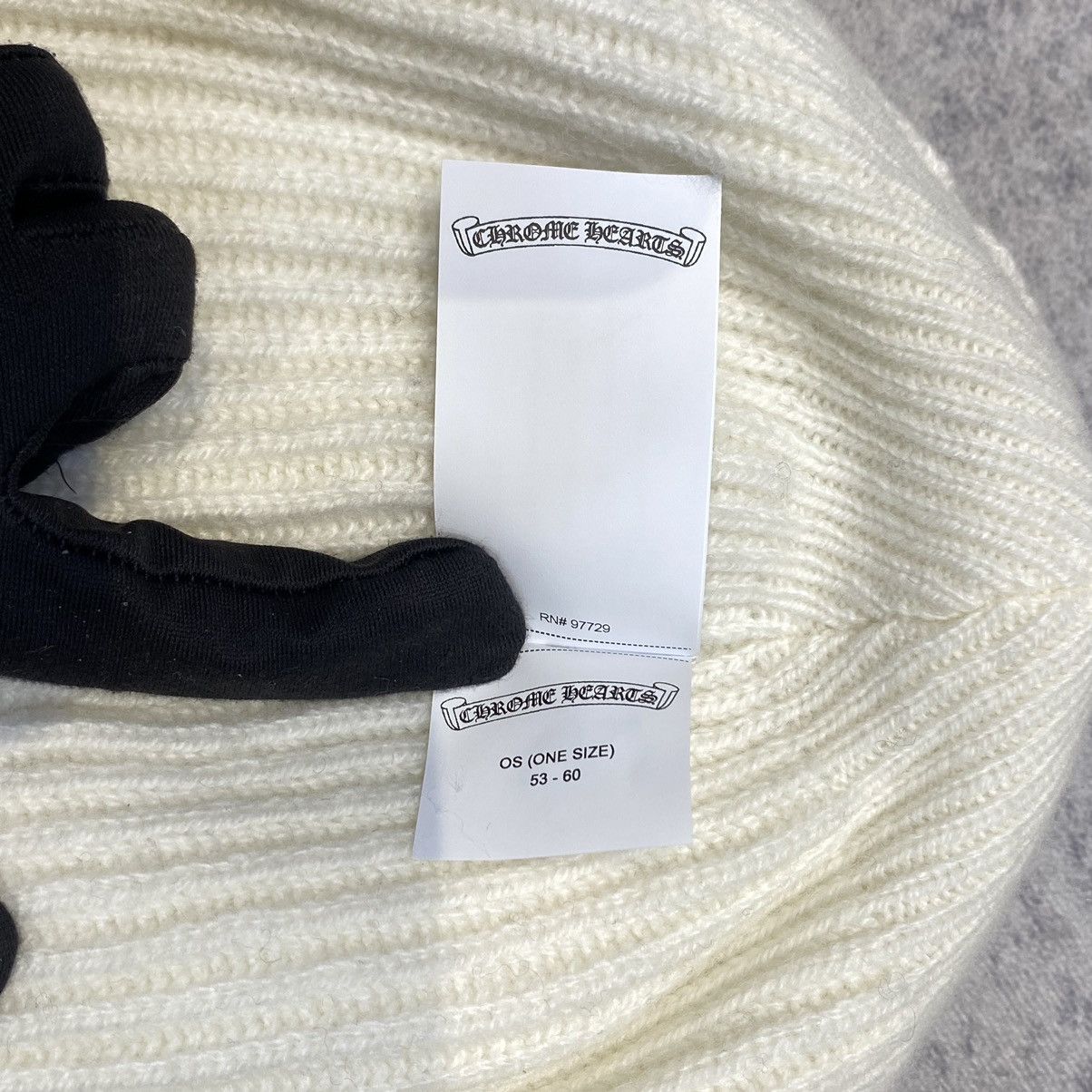 Chrome Hearts Chrome Hearts BIG DADDY cashmere beanie white Size ONE SIZE - 7 Thumbnail