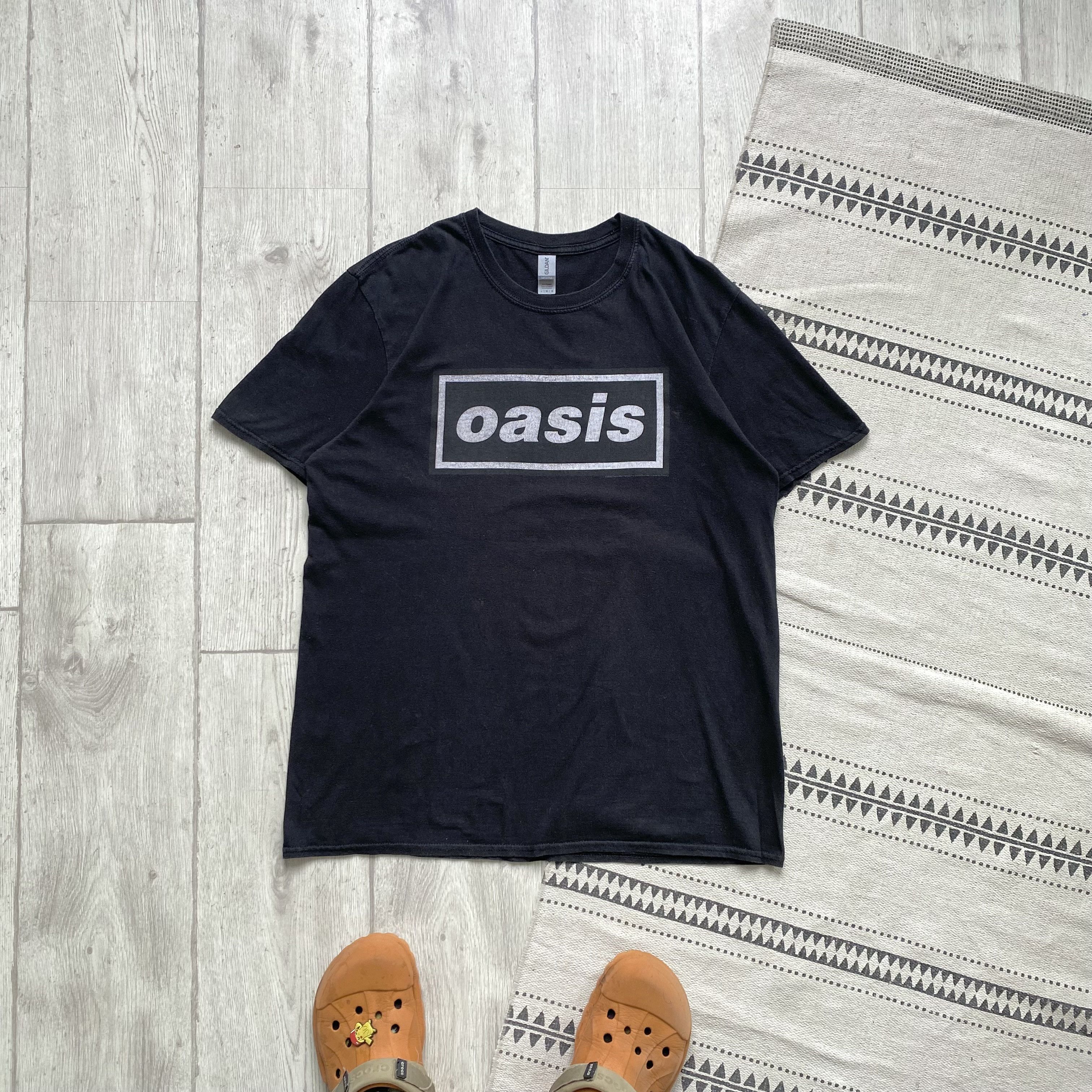 Band Tees Oasis Band Tee Y2K center box logo Size US L / EU 52-54 / 3 - 1 Thumbnail