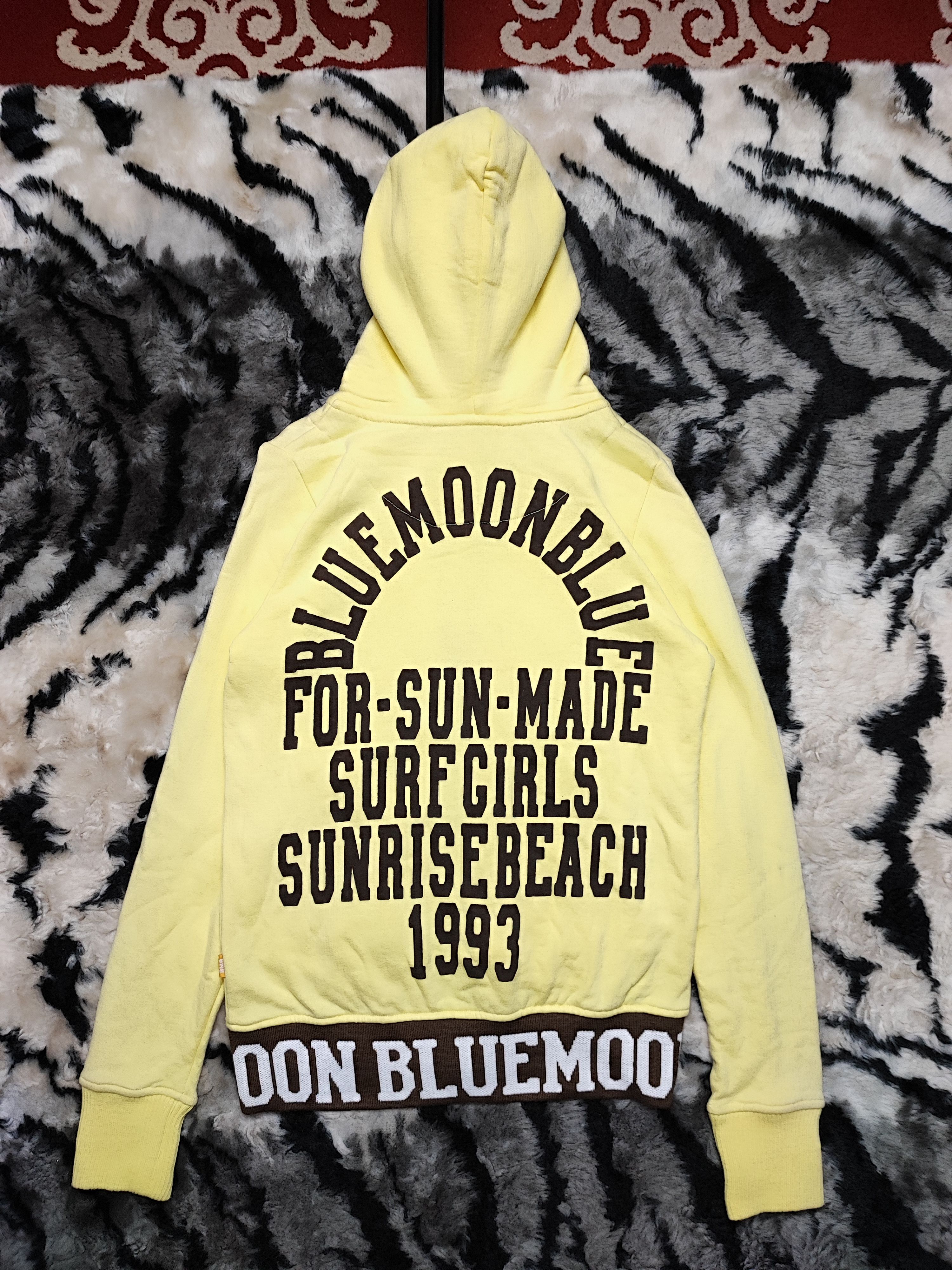 Hysteric Glamour Blue Moon Blue Zip Hoodie Full Print Size US S / EU 44-46 / 1 - 9 Thumbnail