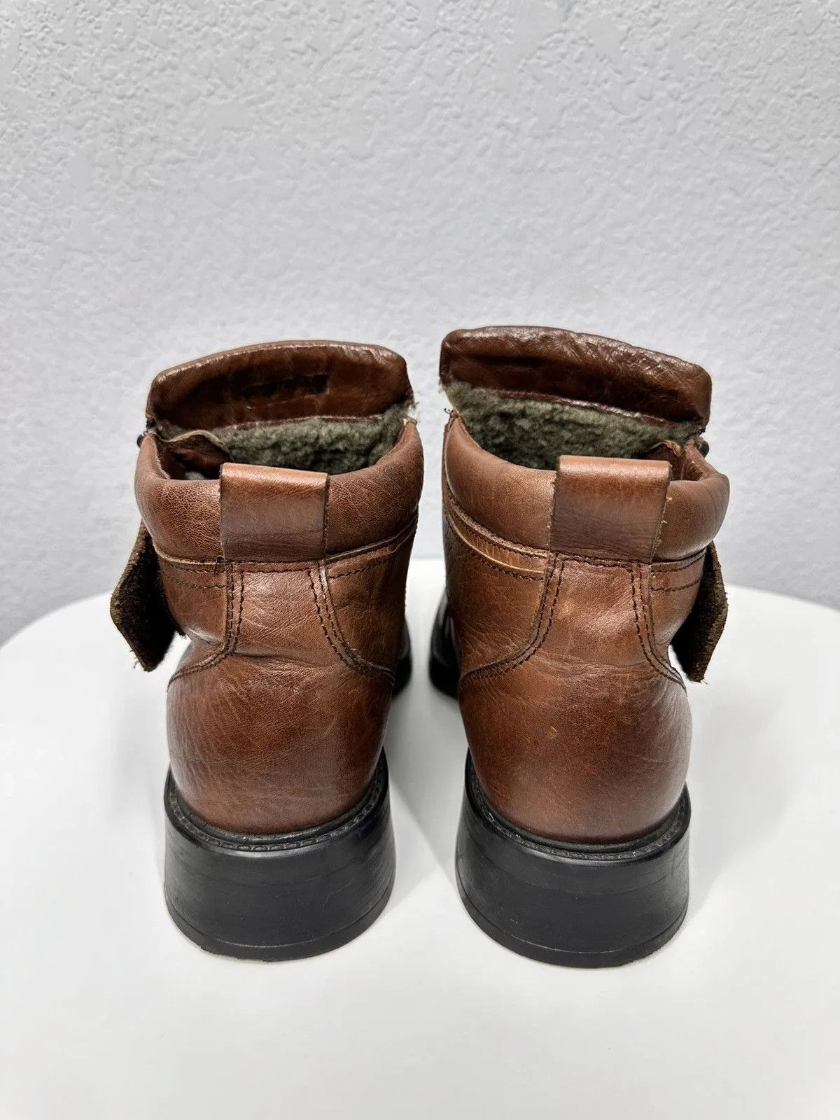 Other Vintage Leather Brown Boots Guidi AS 98 Style Y2K Size US 12 / EU 45 - 12 Thumbnail