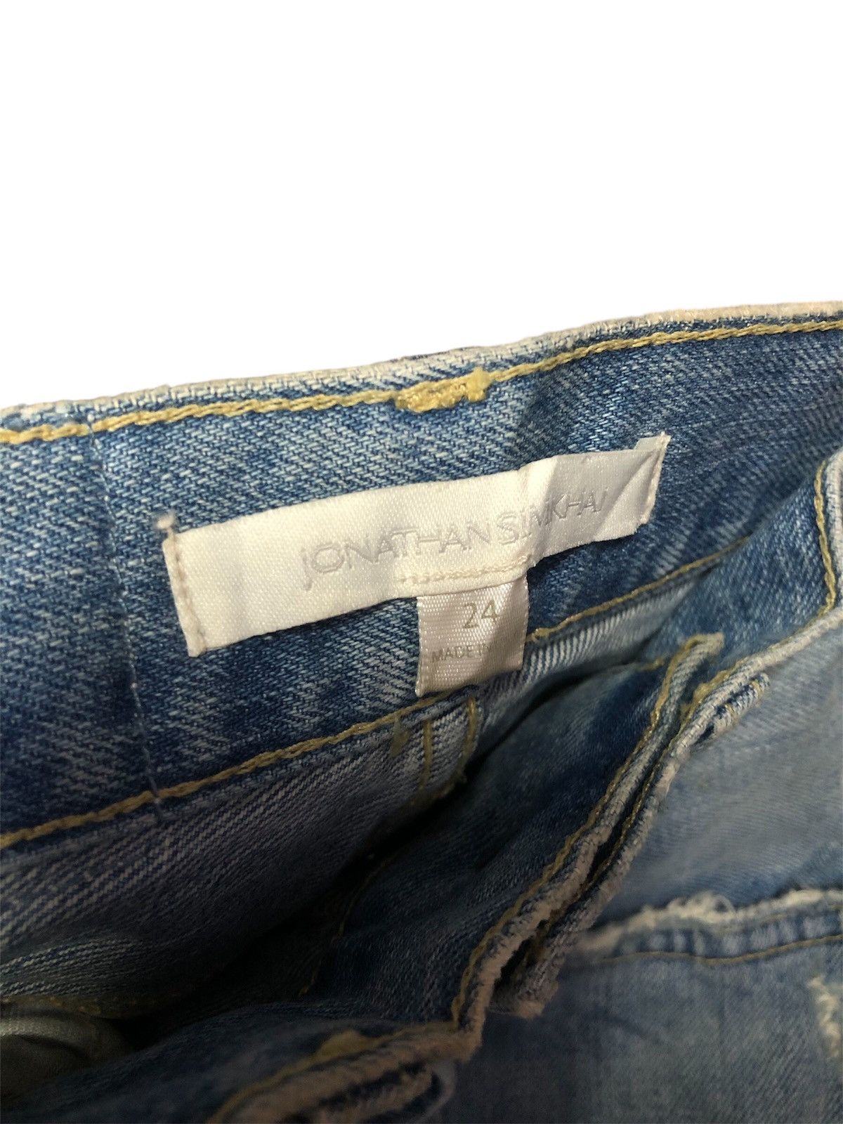 Designer × Jonathan Simkhai × Vintage Vintage Jonathan Simkhai Denim Jeans (unisex) Size 28" / US 6 / IT 42 - 14 Thumbnail