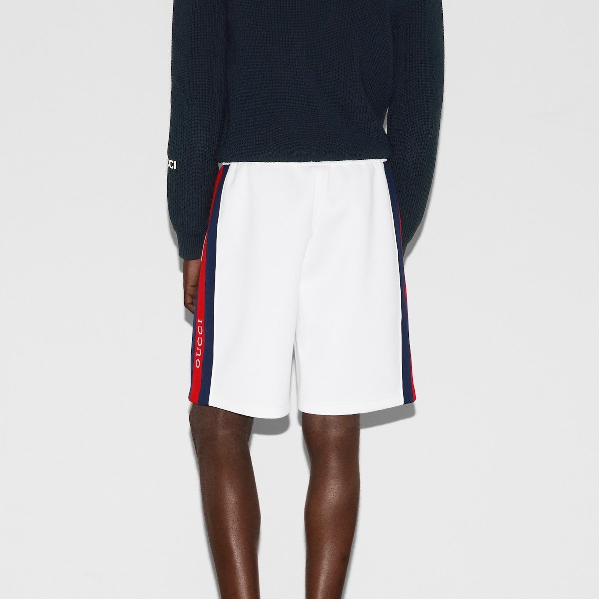 Gucci o1s1wg111025 Neoprene Shorts With Web in Multicolor Size US 38 / EU 54 - 4 Thumbnail