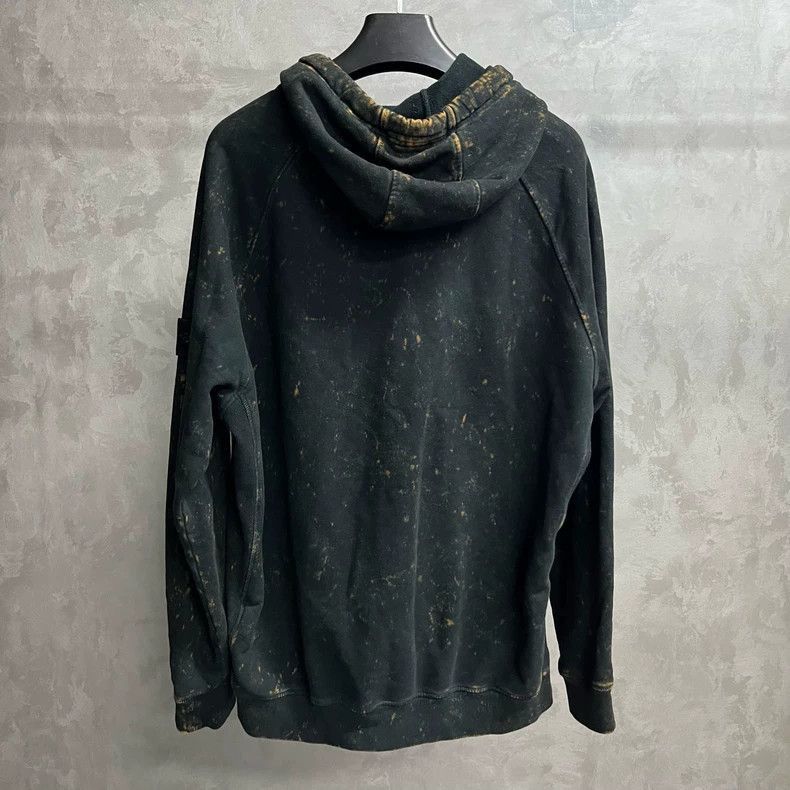 Stone Island Black Stone Island Hoodie with Bleach Effect -2506 Size US XXL / EU 58 / 5 - 5 Thumbnail