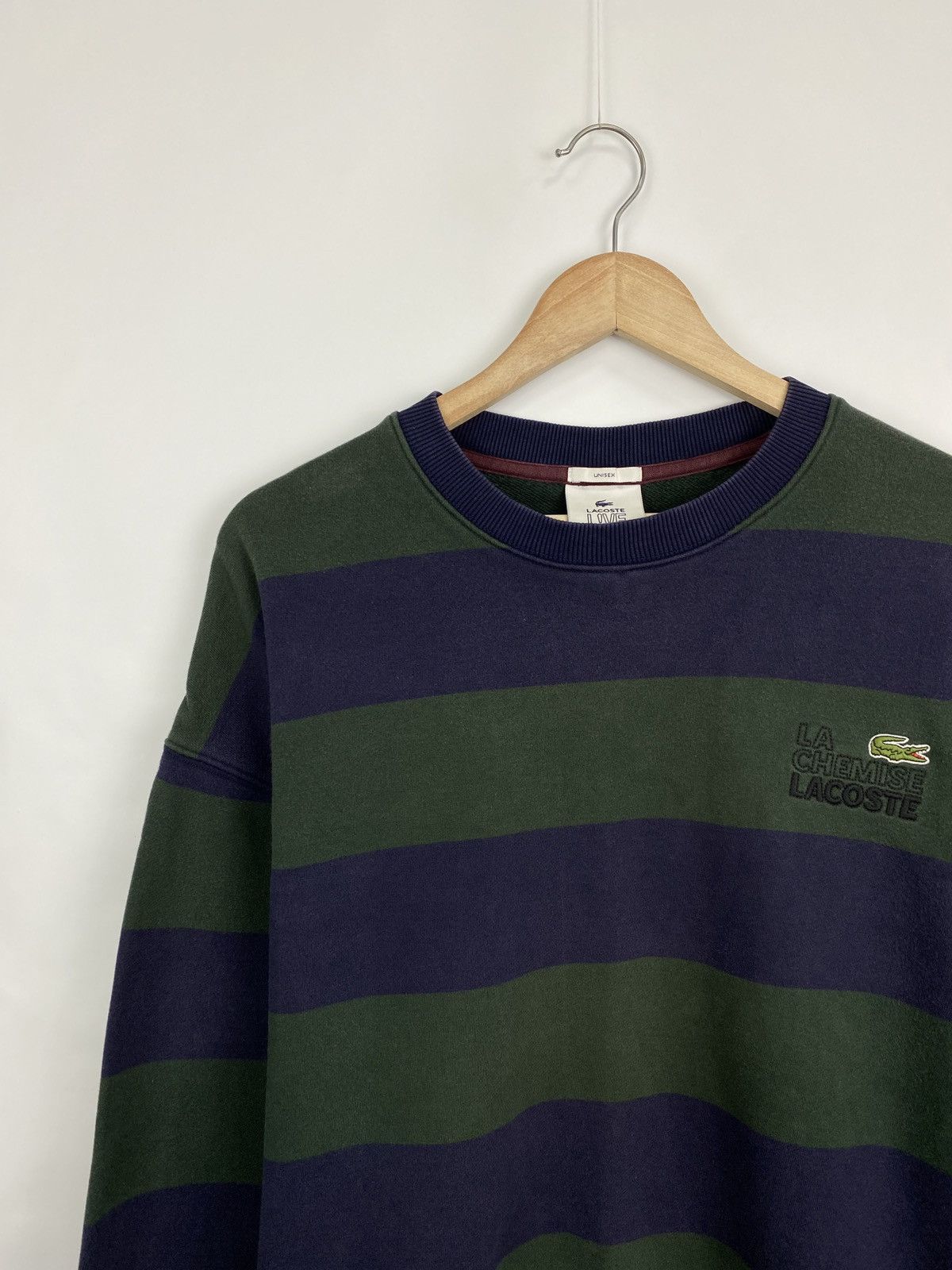 Lacoste 🇺🇸 Lacoste Live Sweatshirt College Style Rare Retro Hype Y2K Size US L / EU 52-54 / 3 - 2 Thumbnail