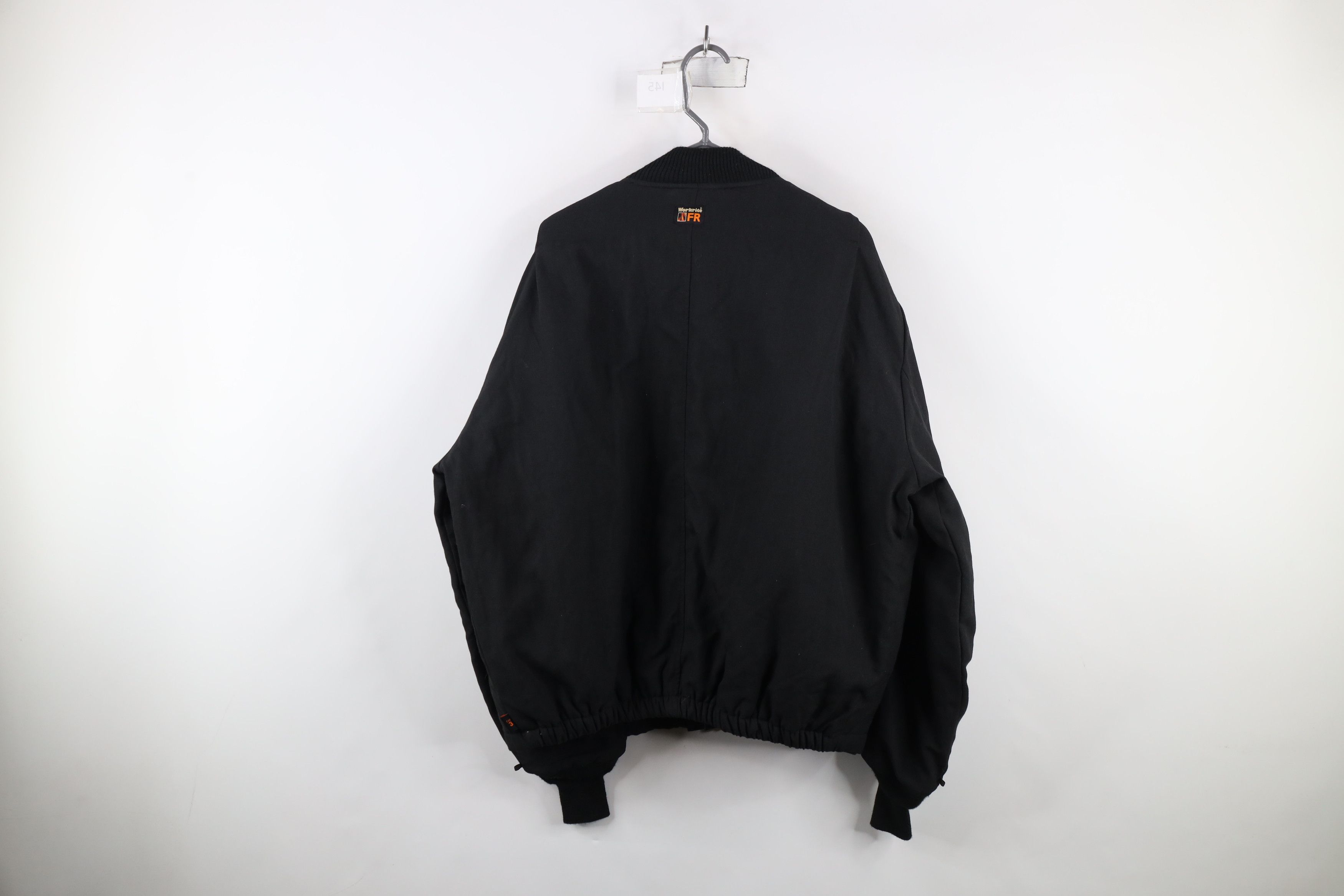 Vintage Vintage Streetwear Quilted Fire Resistant Work Bomber Jacket Size US XL / EU 56 / 4 - 13 Thumbnail