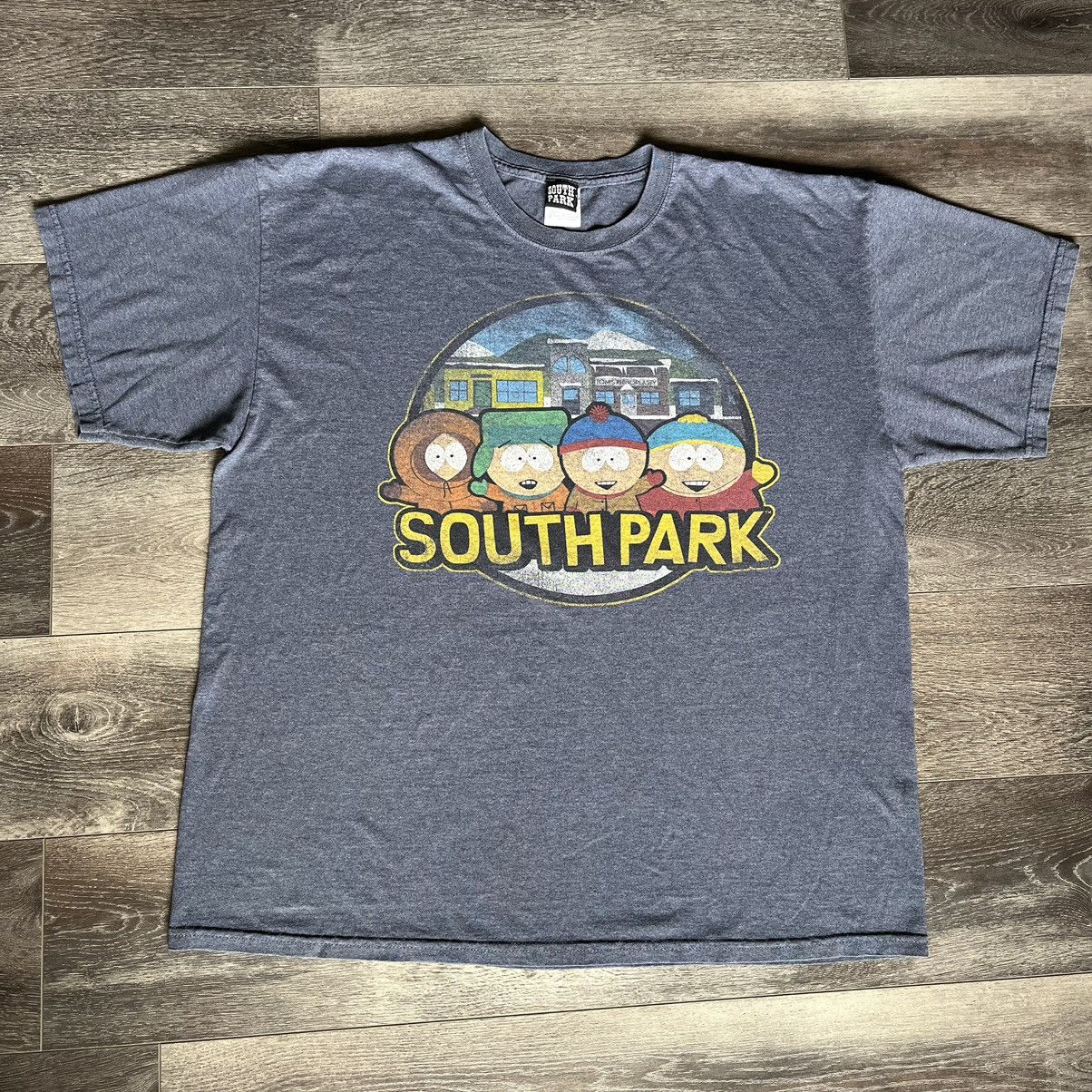 Cartoon Network × Vintage Vintage 2000s South Park Fifth Sun TV Cartoon Logo Tee Shirt Size US XL / EU 56 / 4 - 2 Thumbnail