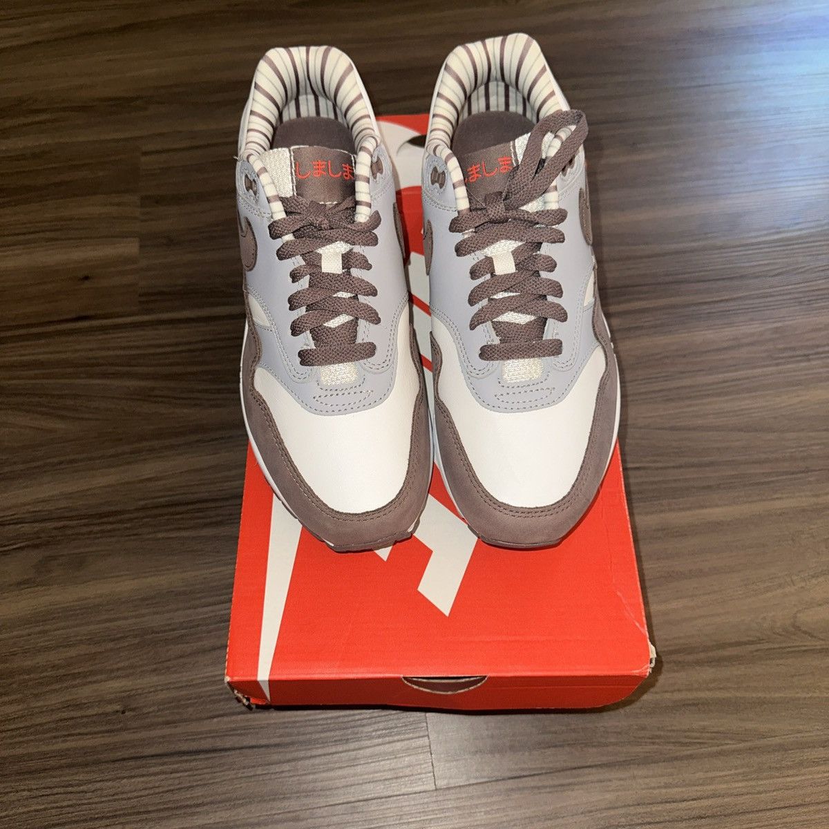 Nike Nike Air Max 1 PRM Shima Shima M Sz 7.5 Summit - White Plum Size US 7.5 / EU 40-41 - 1 Thumbnail