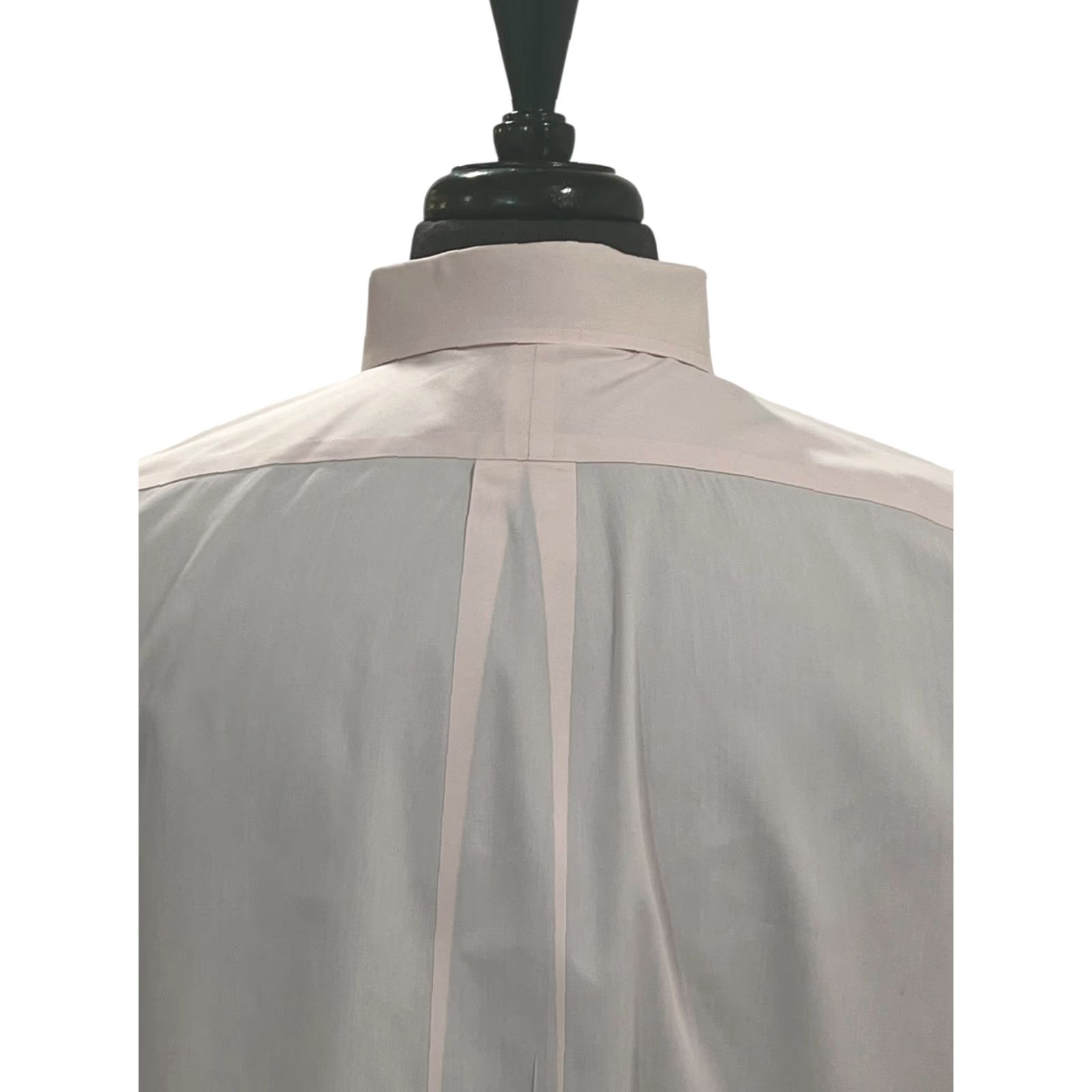 Lands' End VINTAGE Lands’ End No Iron Pinpoint Oxford Light Pink Mens Sz 17-35 L/S Dress Shirt EUC Size 46R - 6 Thumbnail