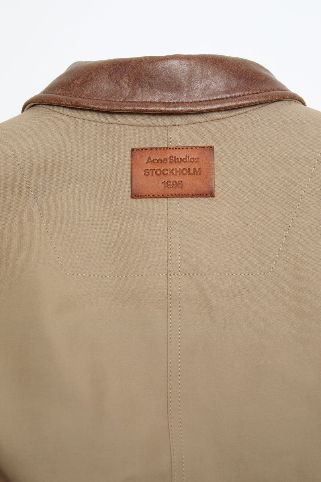 Acne Studios Acne Studios Twill Jacket Khaki Beige Size US S / EU 44-46 / 1 - 6 Thumbnail
