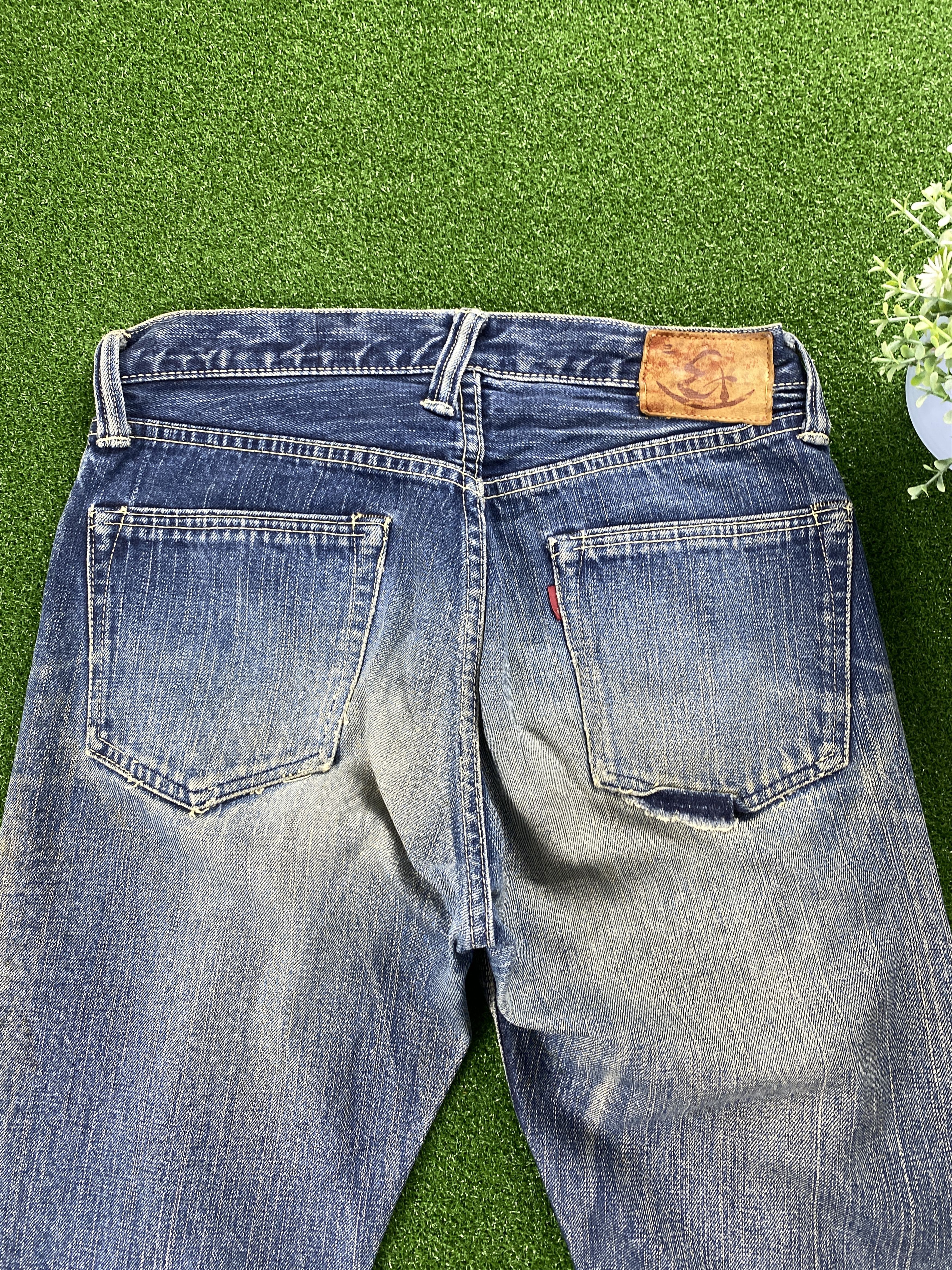 Eternal 💢 Selvedge Vintage Eternal Faded Distressed Jeans CP0082 Size US 29 - 10 Thumbnail