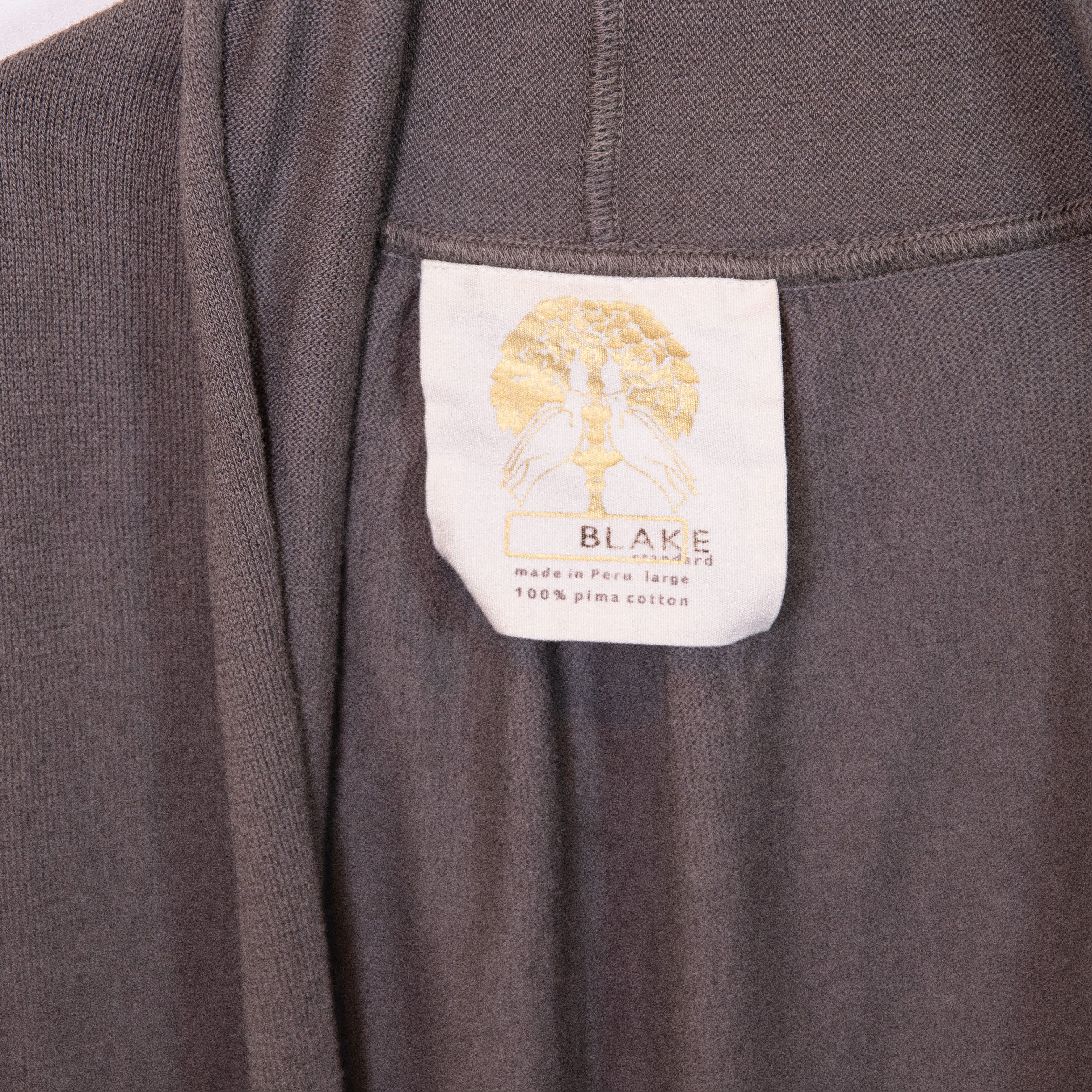 Other Blake Women's Pima Cotton Open Front Shawl Size L / US 10 / IT 46 - 2 Thumbnail